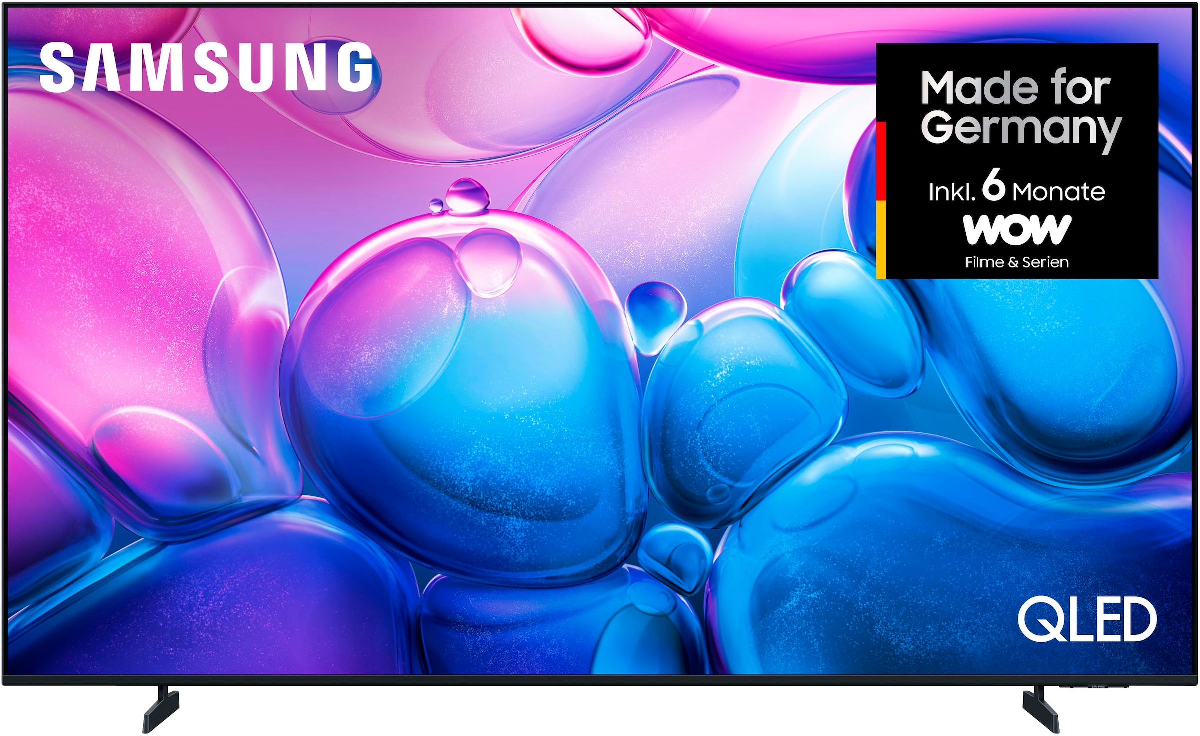 SAMSUNG QLED-Fernseher "GQ65Q6FAAU", 65 ′′schwarz, Fernseher