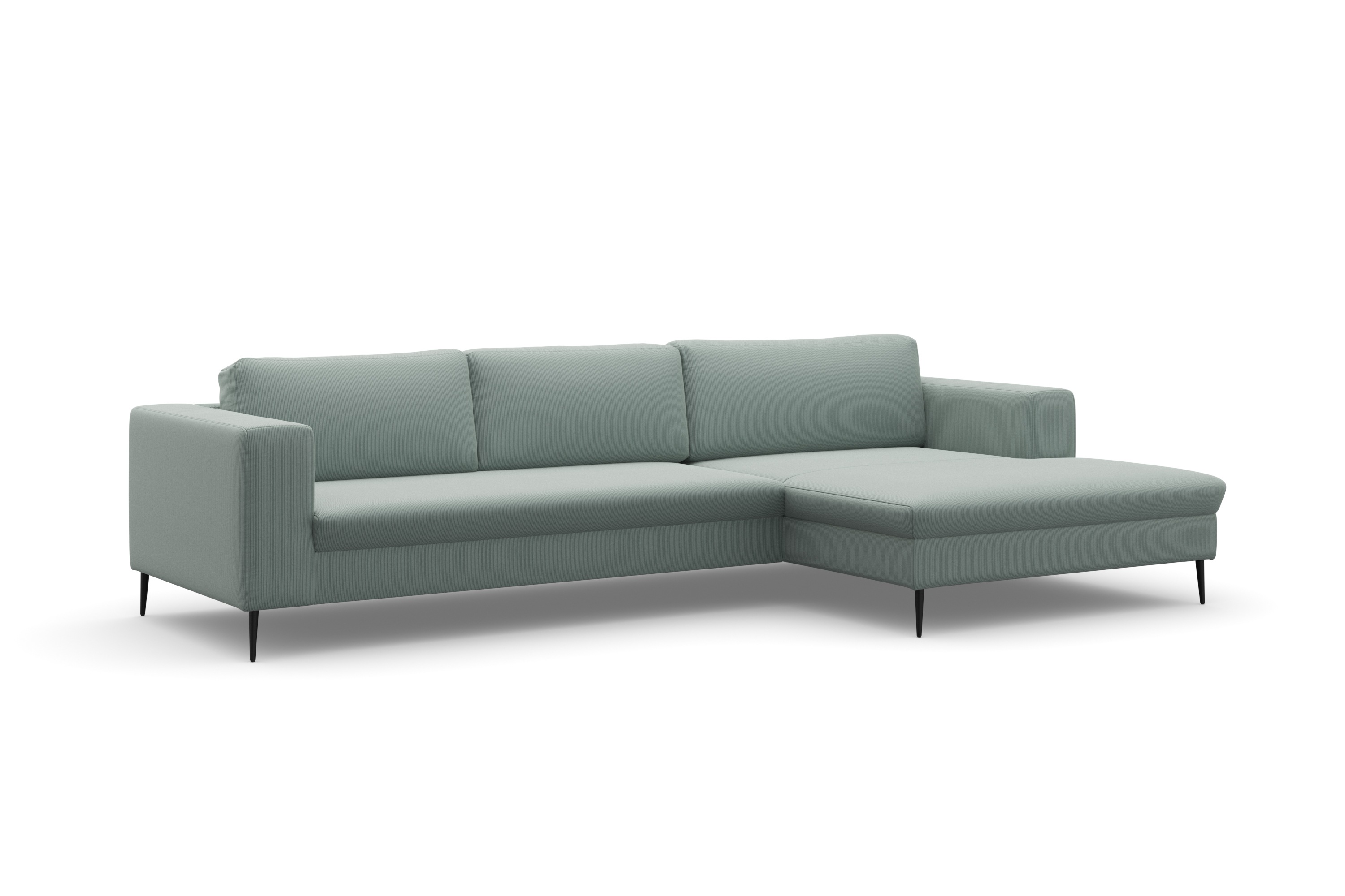 Thumbnail - DOMO collection Ecksofa "Modica, zeitlos und elegant, L-Form", moderne Optik mit extrabreiter Recamiere, auch in Cord