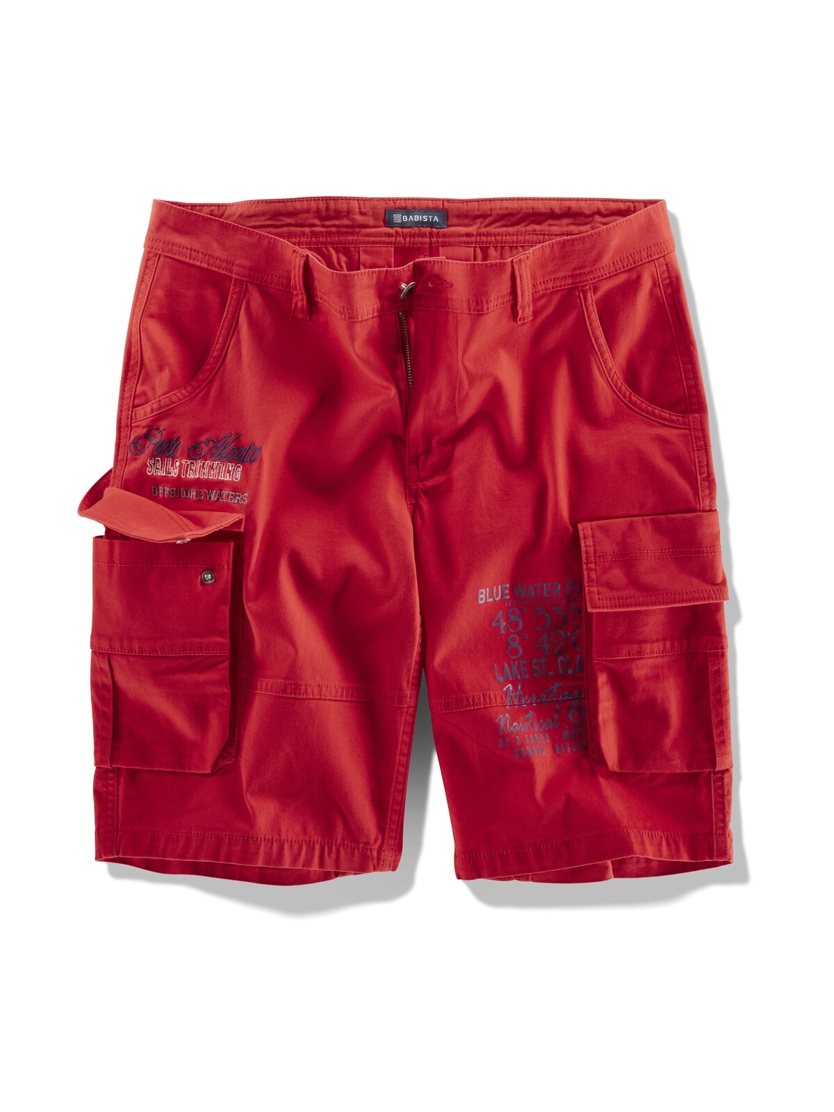 BABISTA Raviano Bermuda Shorts Red Size 52 2