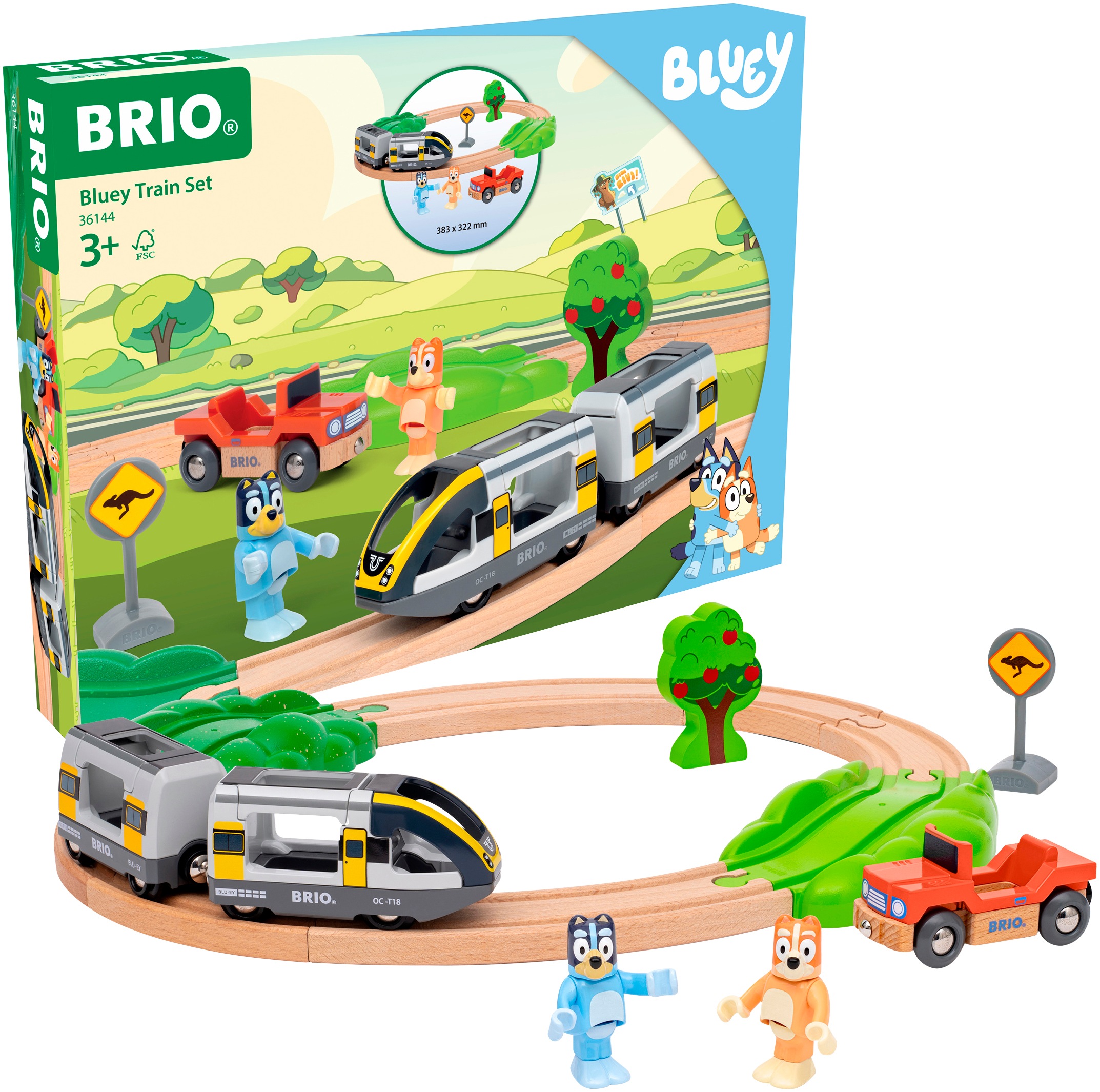 BRIO® Spielzeug-Zug »BRIO® WORLD, Bluey Zugset (36144)«