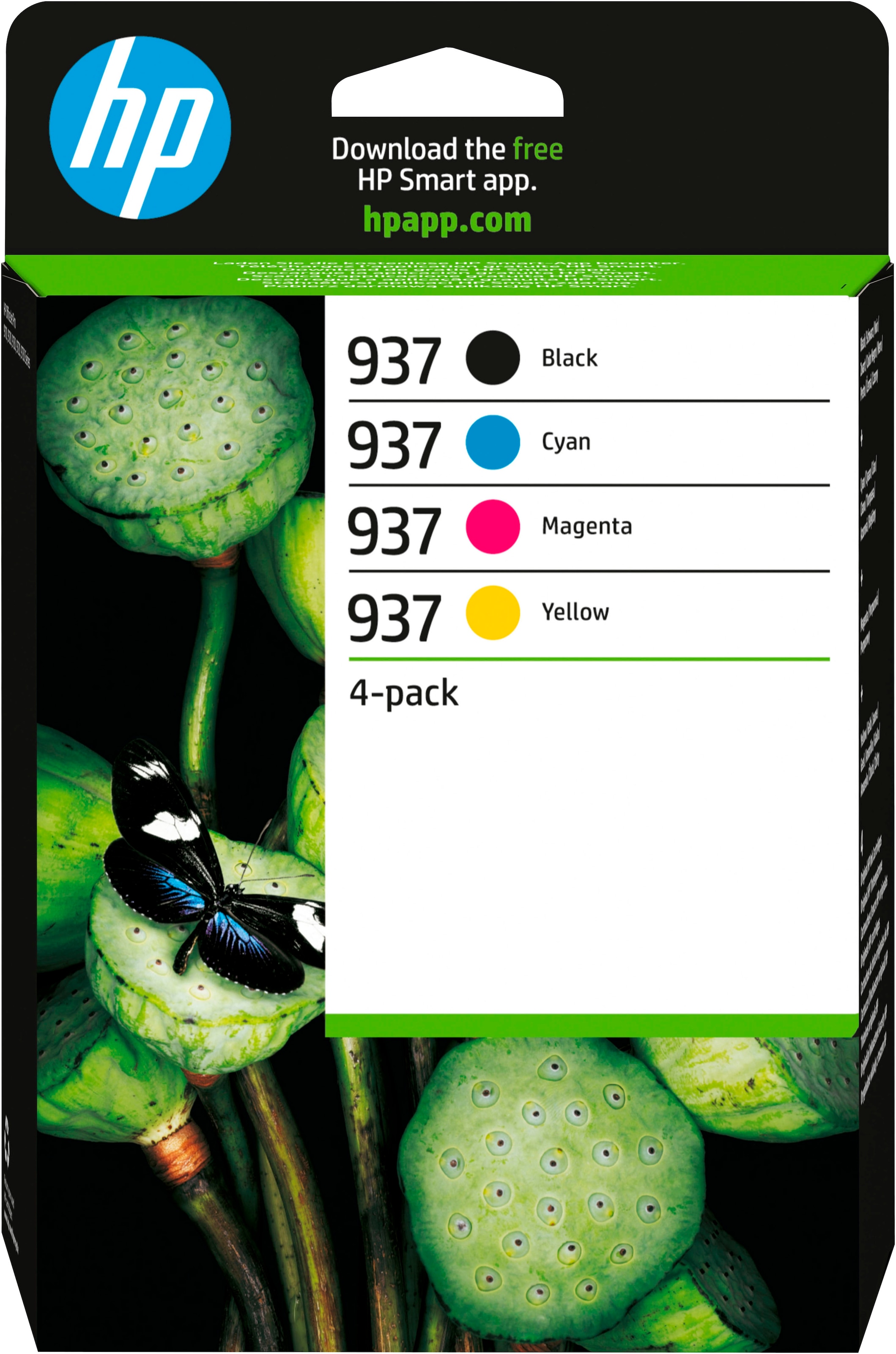 Tintenpatrone »937 CMYK Original Ink Cartridge 4-Pack«, (Packung, 4 St.)