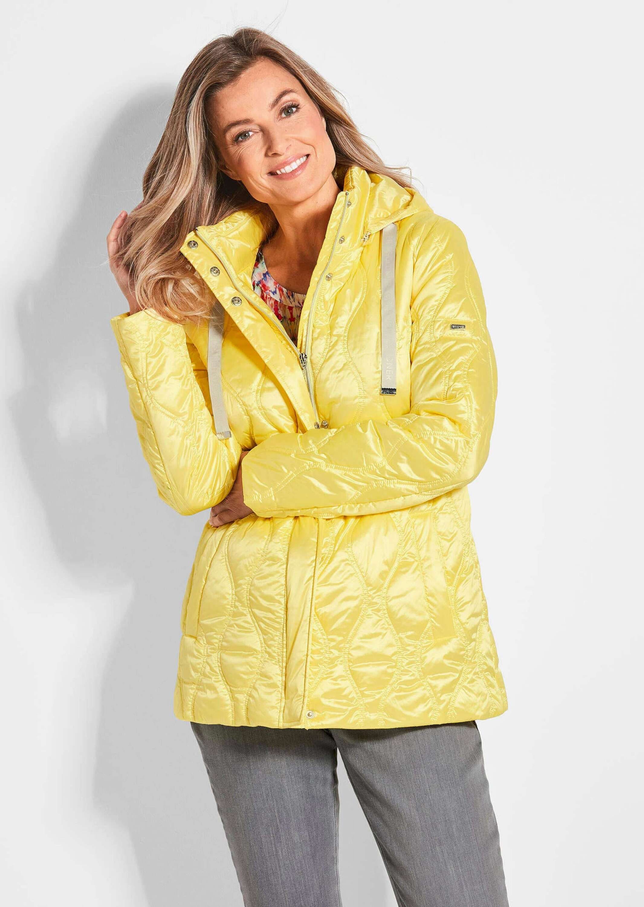 GOLDNER Kurzjacke »Kurzgröße Herbstjacke Damen mit welliger Steppung im sportlichen Look«