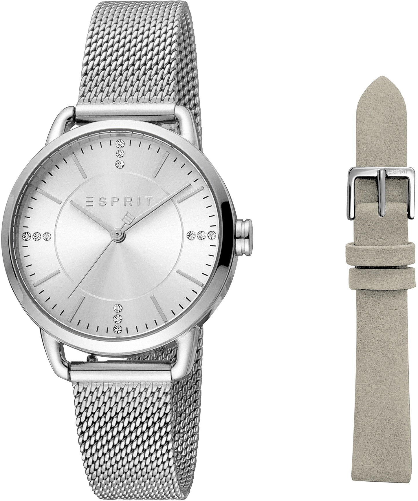 Esprit Quarzuhr »TULA ES1L363M0015« (Set 2 tlg. mit Wechselband)
