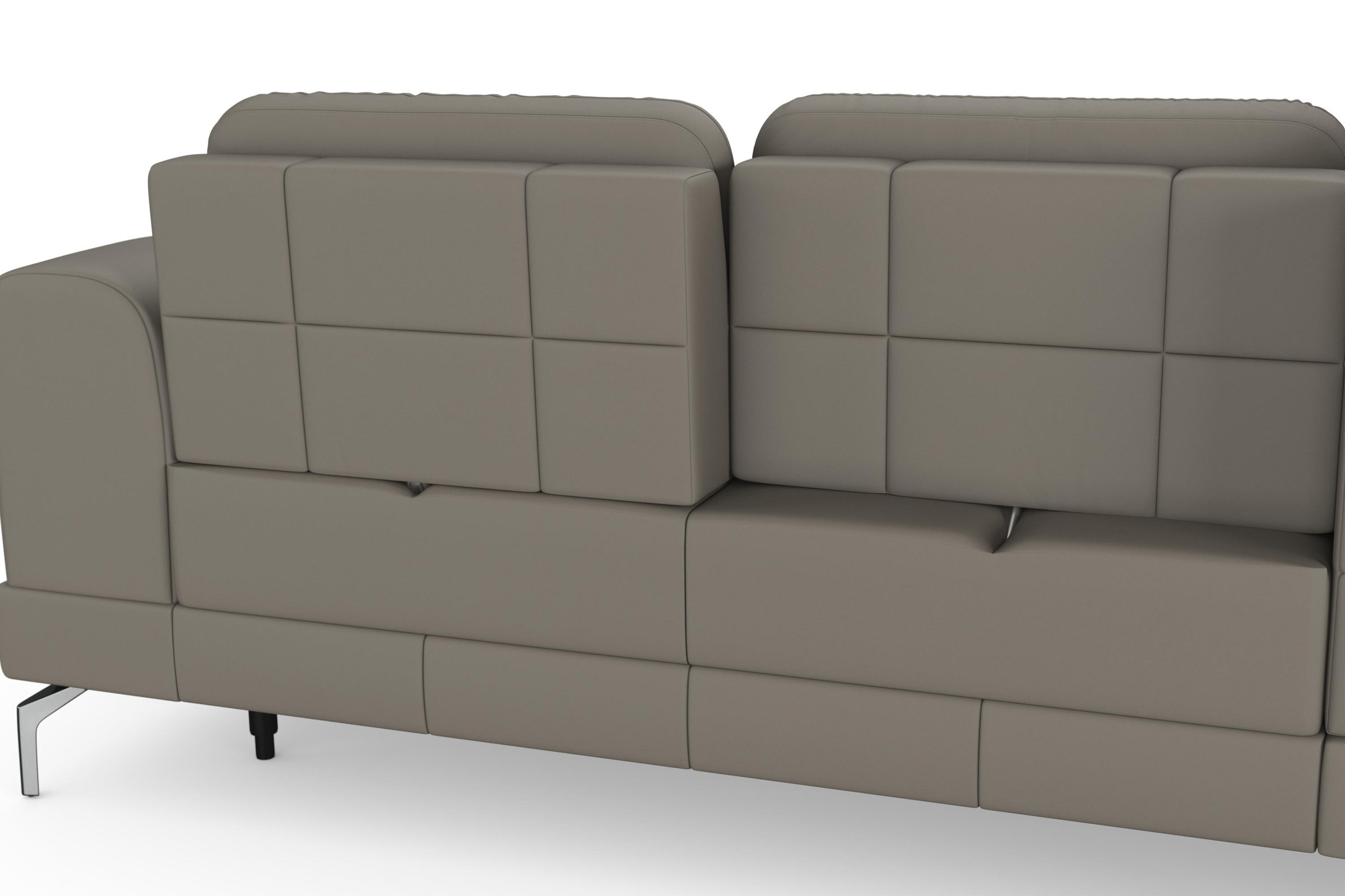 sit&more Ecksofa »Bendigo L-Form«, inklusive Sitztiefenverstellung, Bodenfreiheit 15 cm, 2 Fußfarben