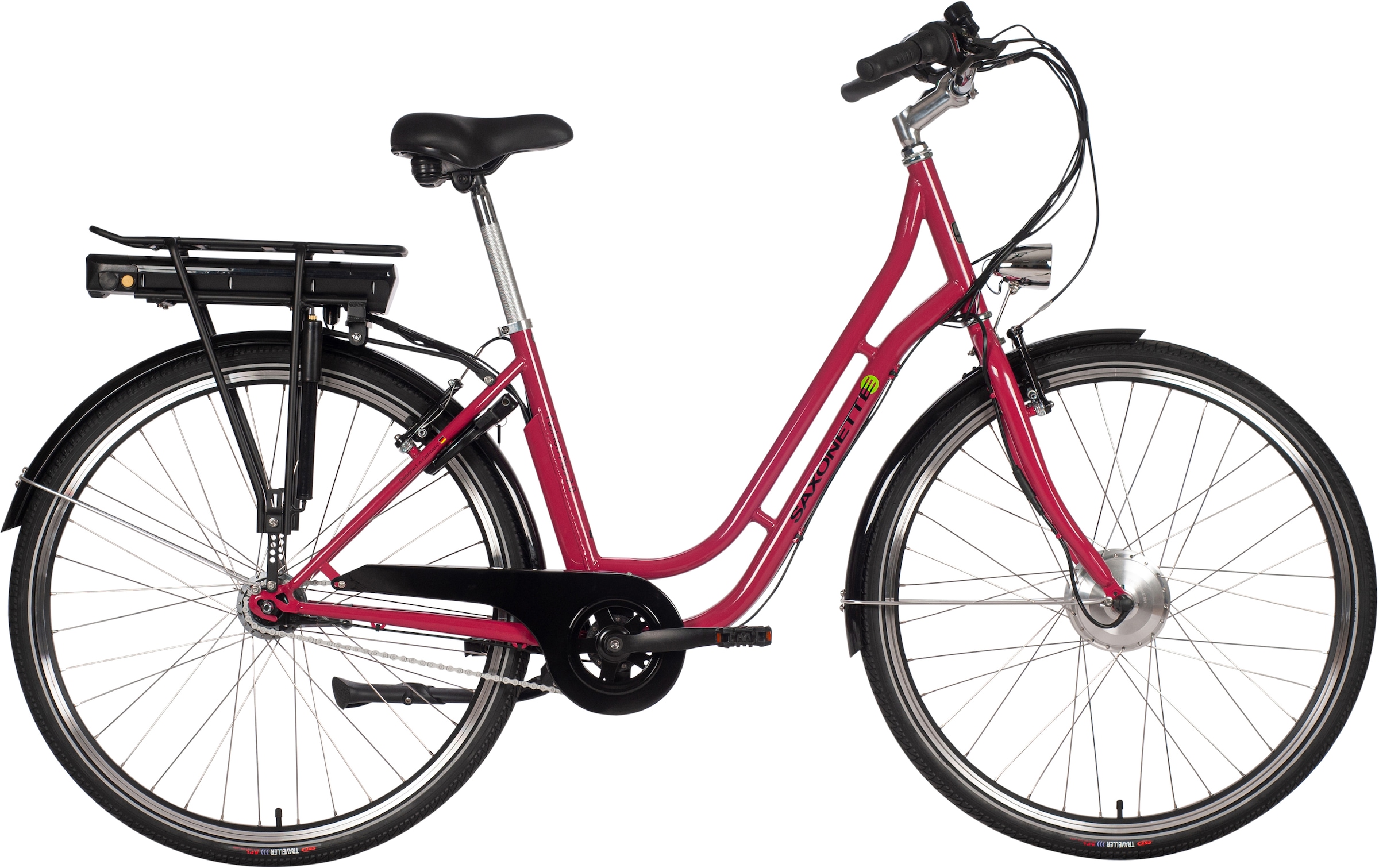 SAXONETTE E-Bike "Fashion Plus 2.0", 7 Gang, Shimano, Frontmotor 250 W, Pedelec, Elektrofahrrad für Damen u. Herren