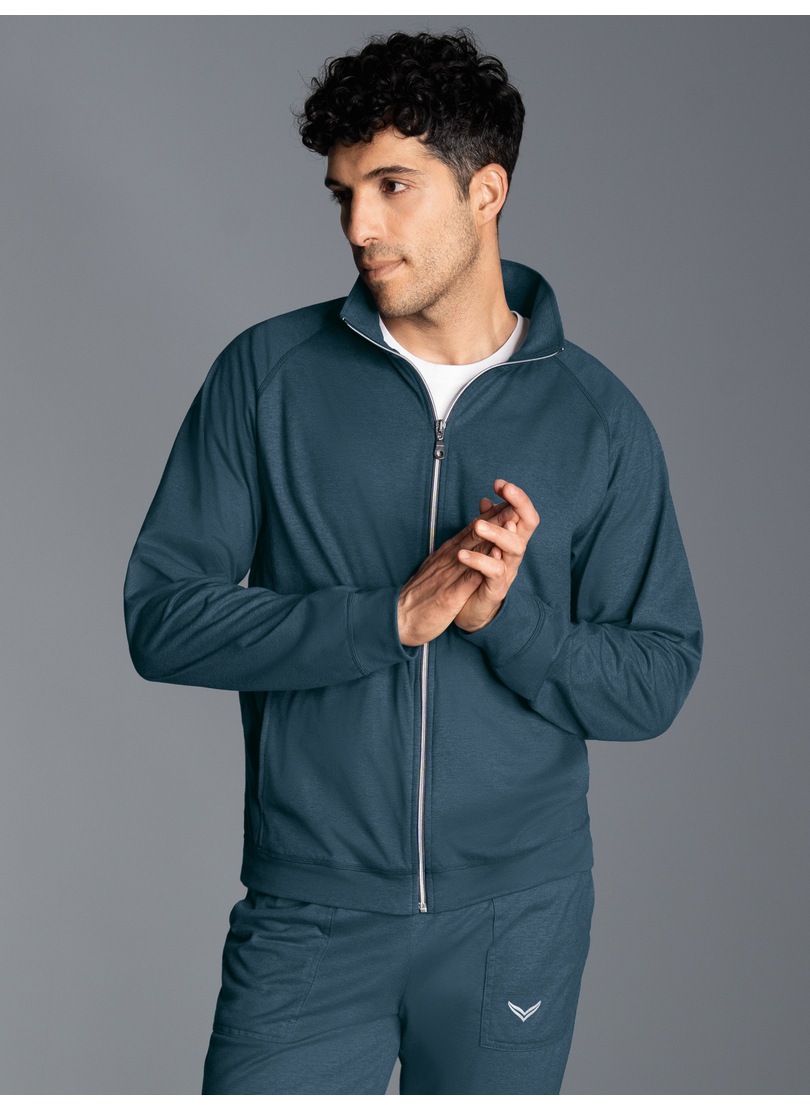 Thumbnail - Trigema Trainingsjacke "TRIGEMA Raglanjacke" 1 Stk. tlg.