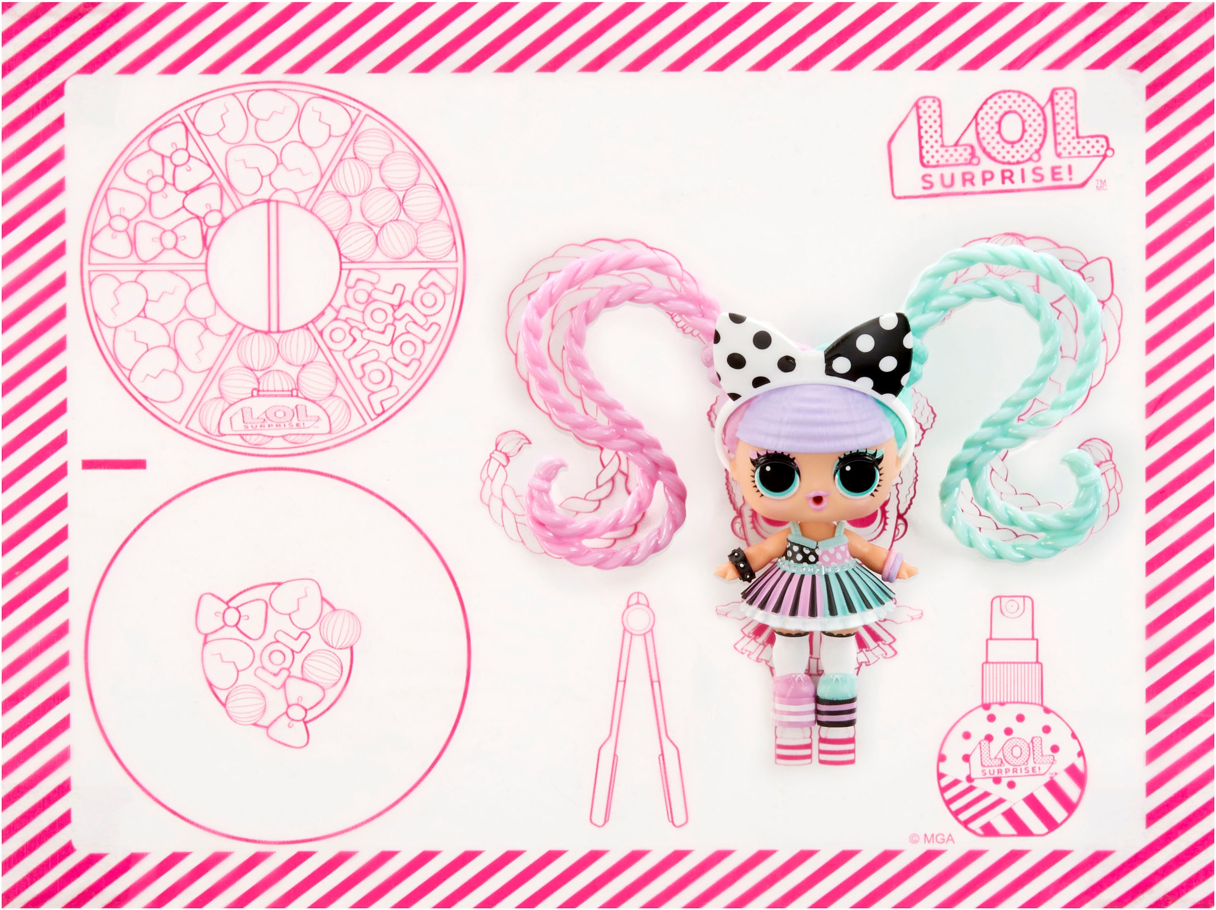 L.O.L. SURPRISE! Anziehpuppe »L.O.L. Surprise Hair Beads Tots«, sortierte Lieferung