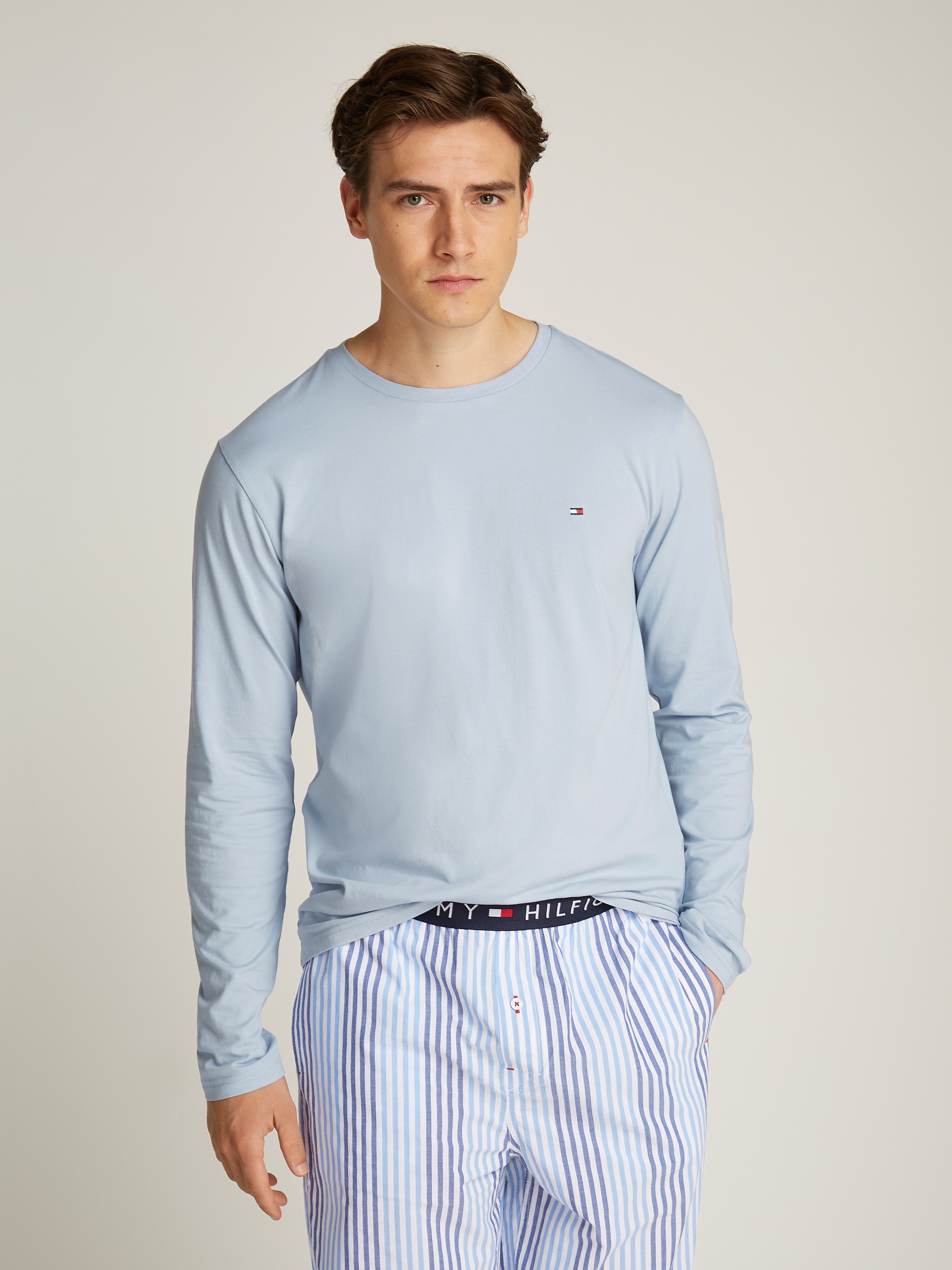 Tommy Hilfiger Underwear Pyjama "LS PANT WOVEN SET PRINT", (Set, 2 tlg., 2e günstig online kaufen