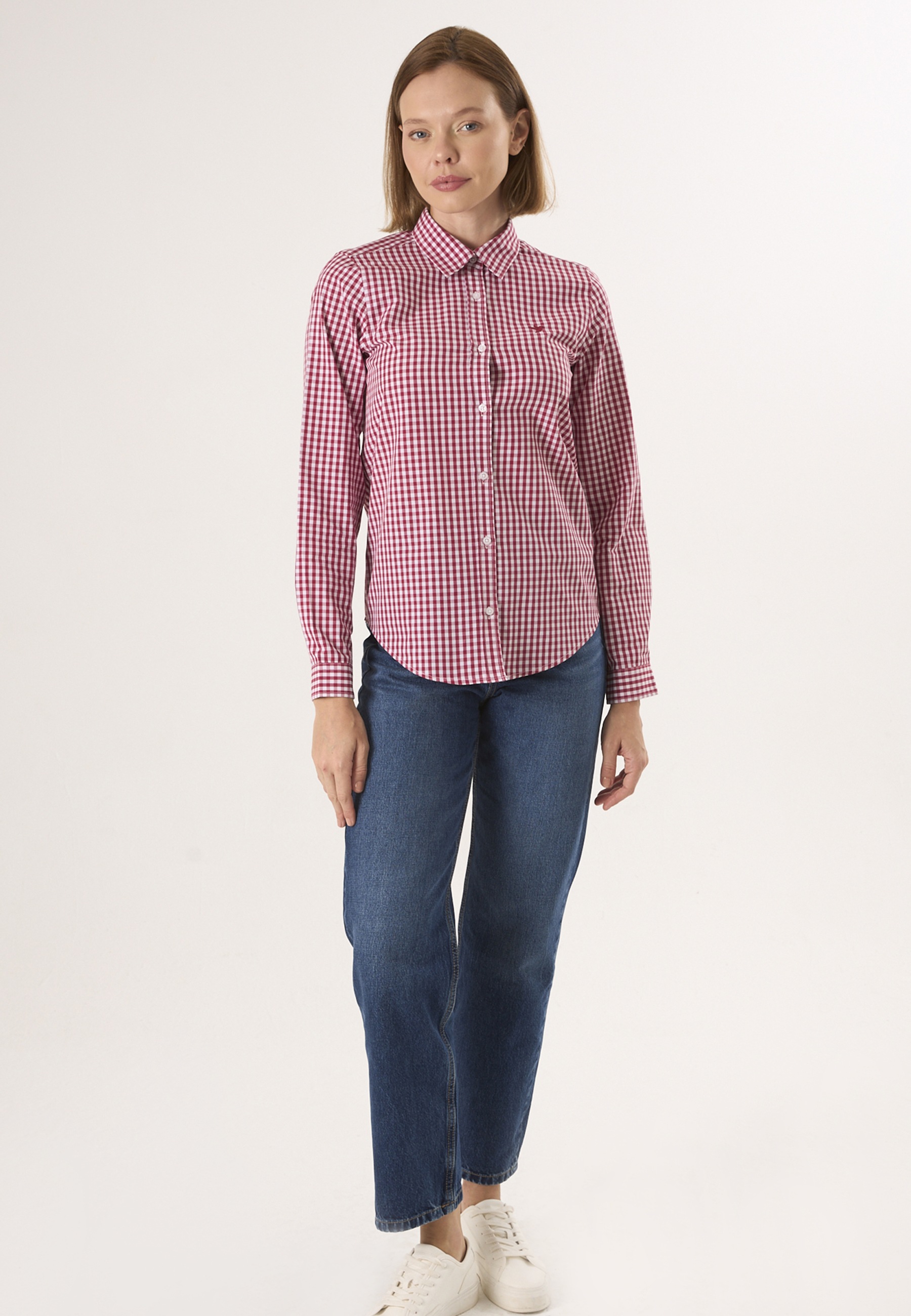 Felix Hardy Hemdbluse "Kariertes Langarmhemd" günstig online kaufen