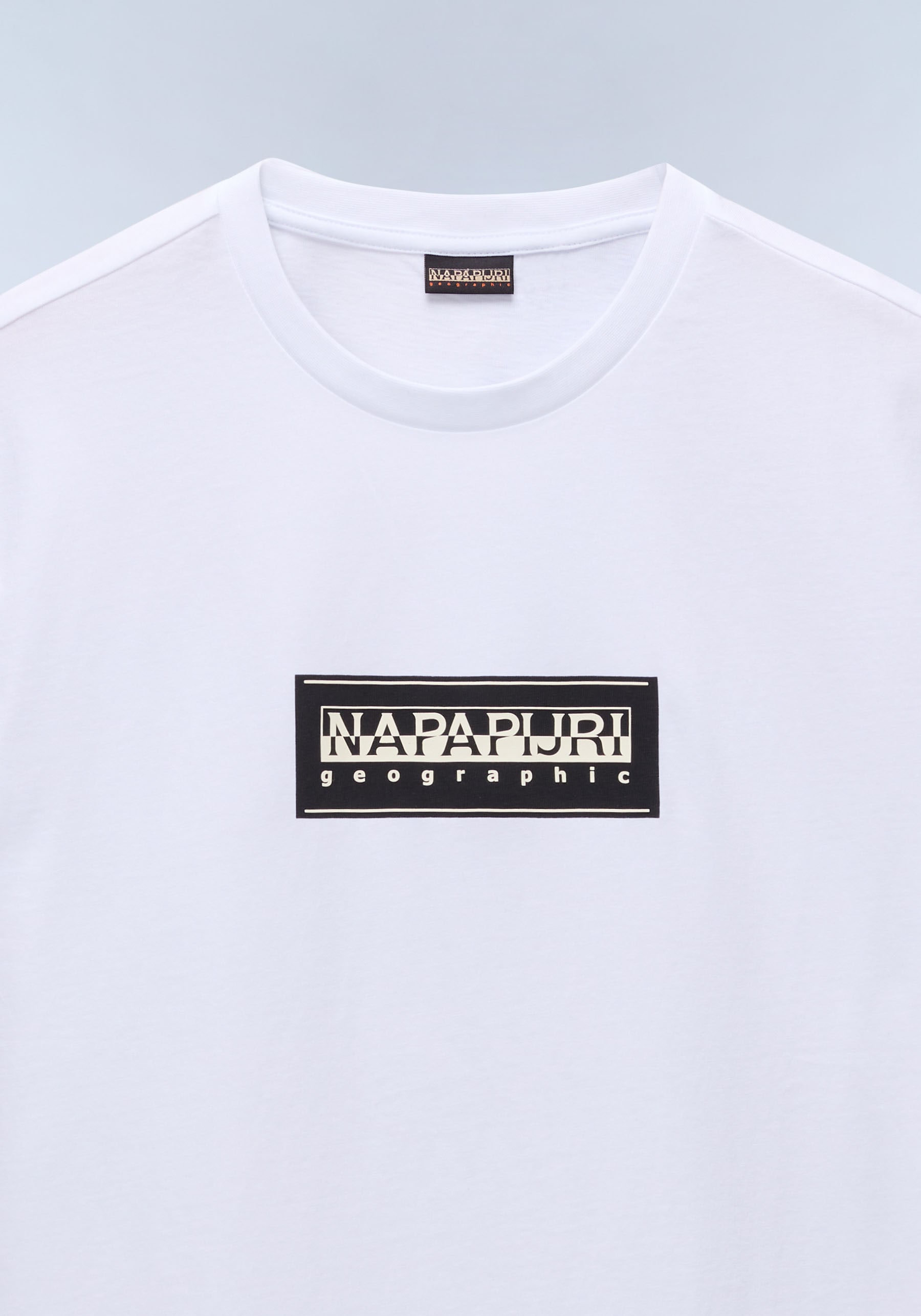 Napapijri T-Shirt »S-BOX LOGO«, mit Silikonprint