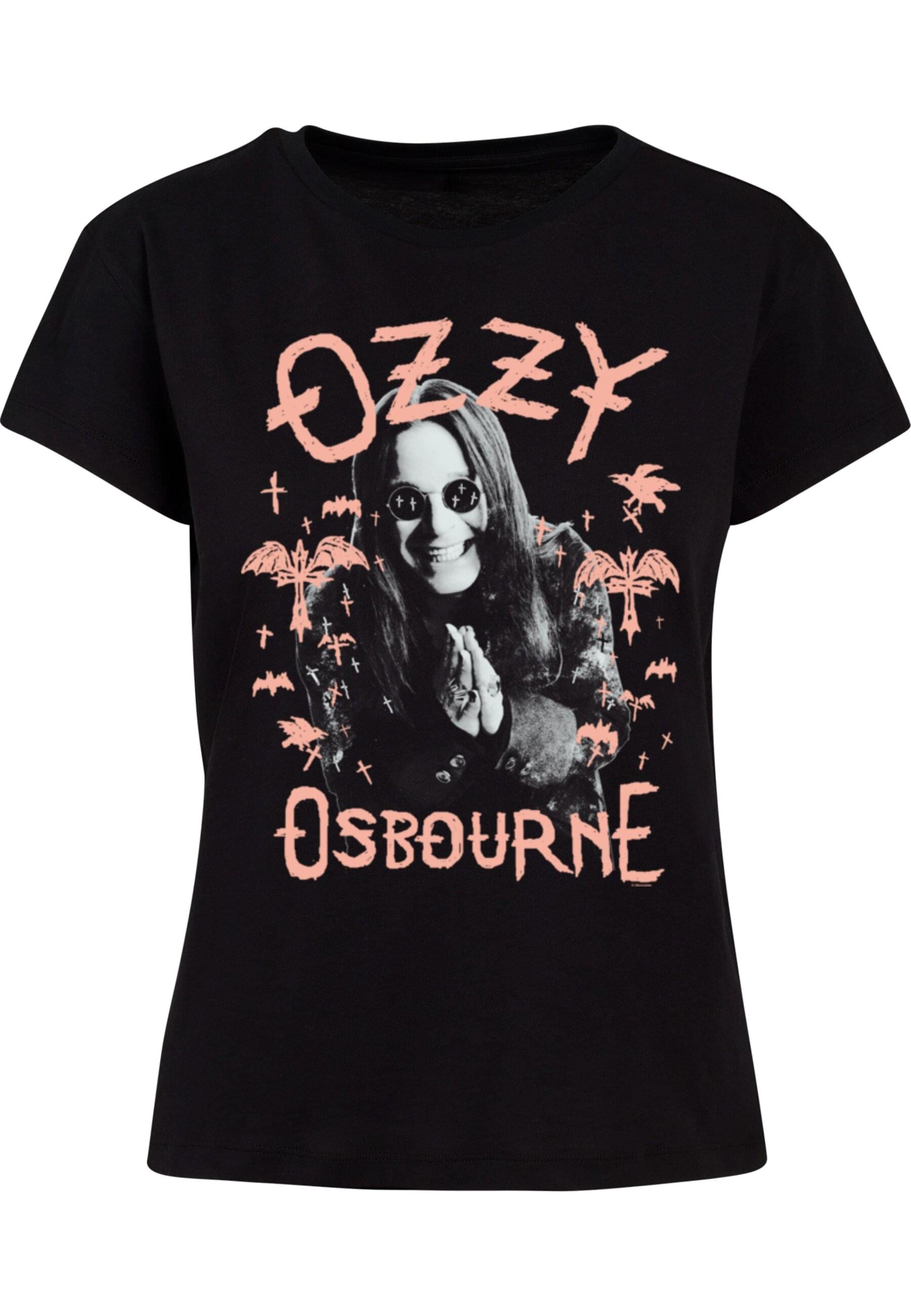 Merchcode T-Shirt "Merchcode Ladies Ozzy Osbourne - Pink Bat Box Tee" 1 Stk günstig online kaufen