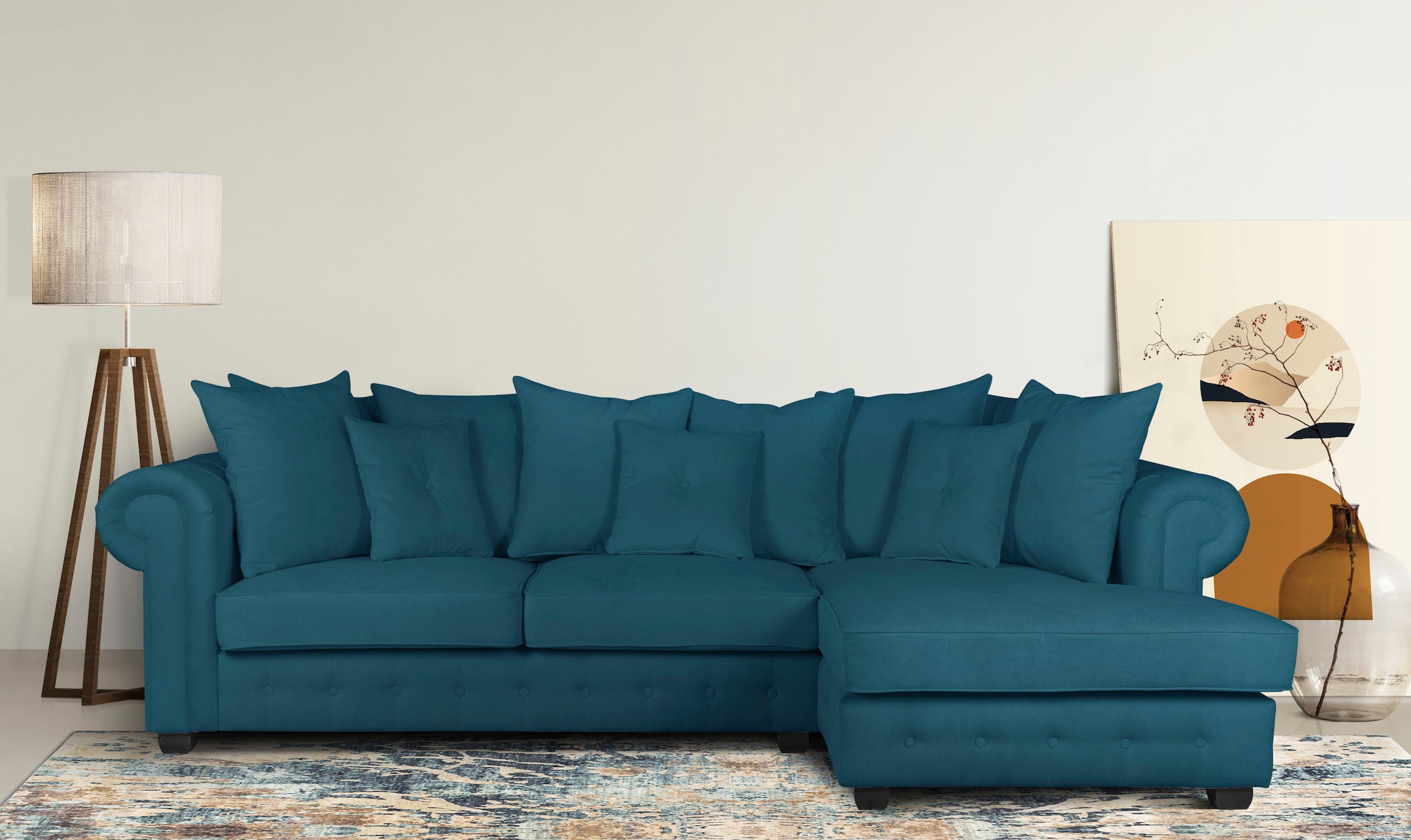 Home affaire Ecksofa "San Pedro", L-Form günstig online kaufen