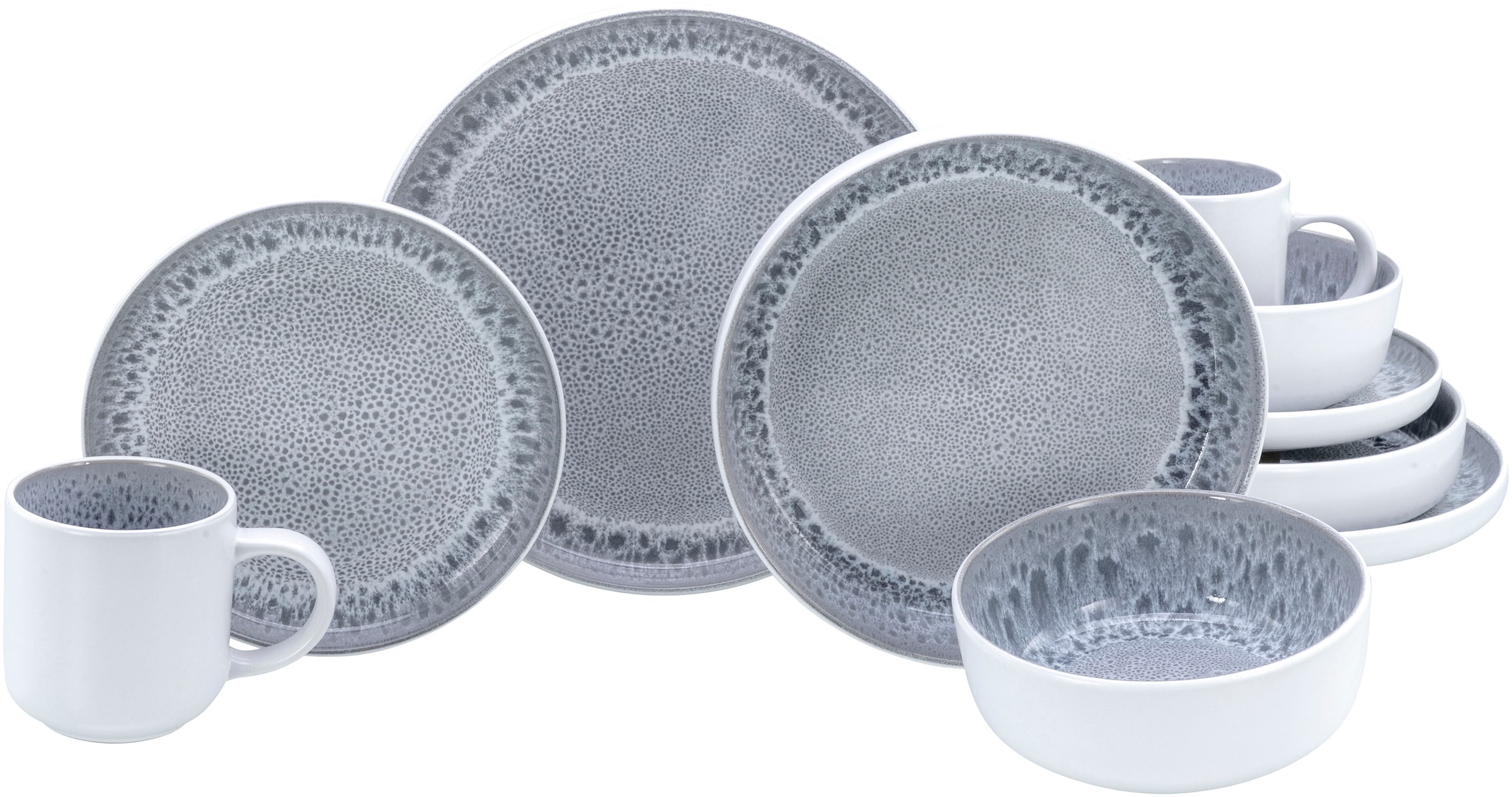 OTTO home Kombiservice "modernes Geschirr-Set, Service Lykk" hohe Haltbarke günstig online kaufen