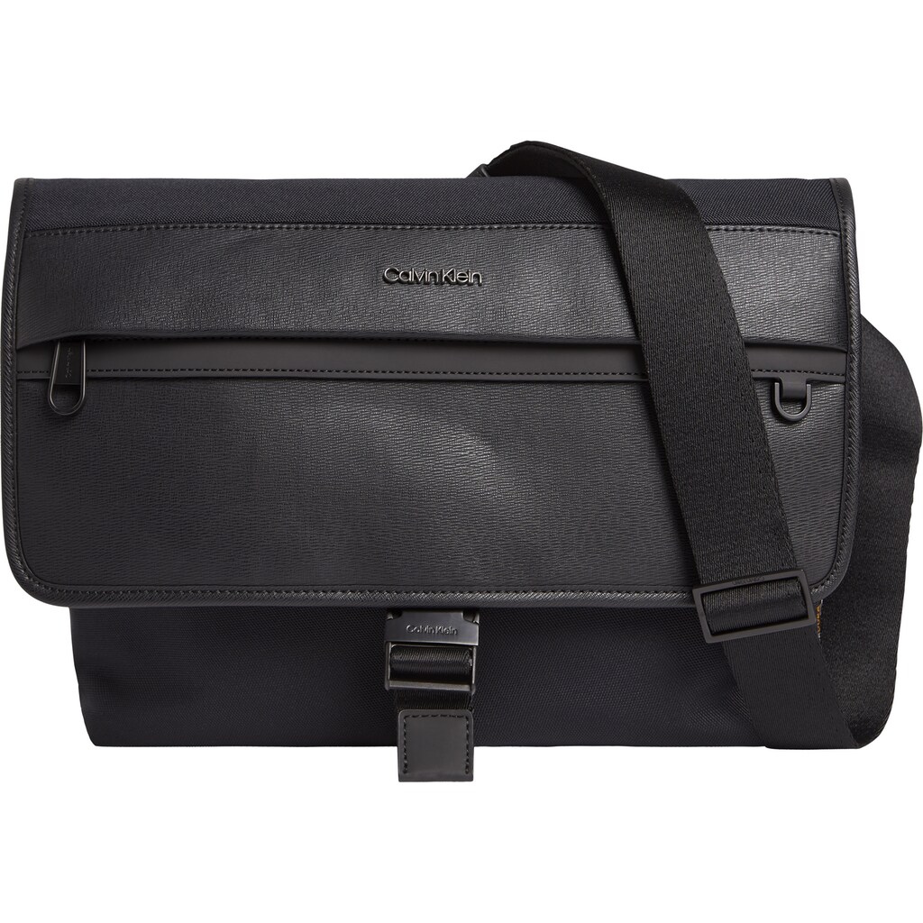 Marken Calvin Klein Calvin Klein Messenger Bag »CK REMOTE MESSENGER«, mit gepolstertem Laptopfach schwarz
