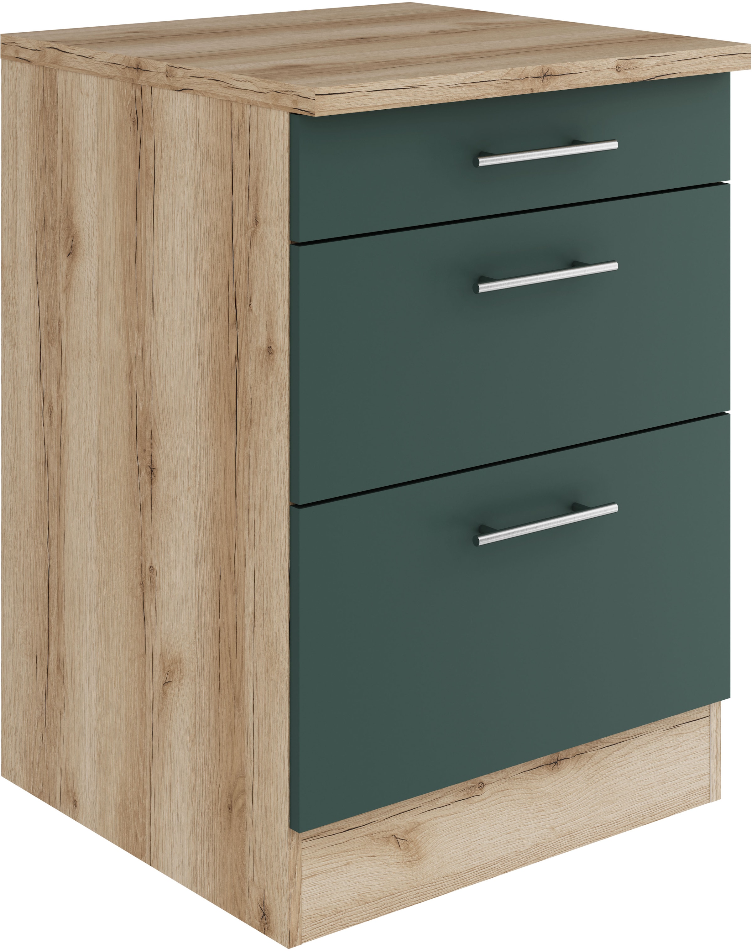 OPTIFIT Unterschrank "Bella" Breite 60 cm, 2 Auszüge, 1 Schubkasten