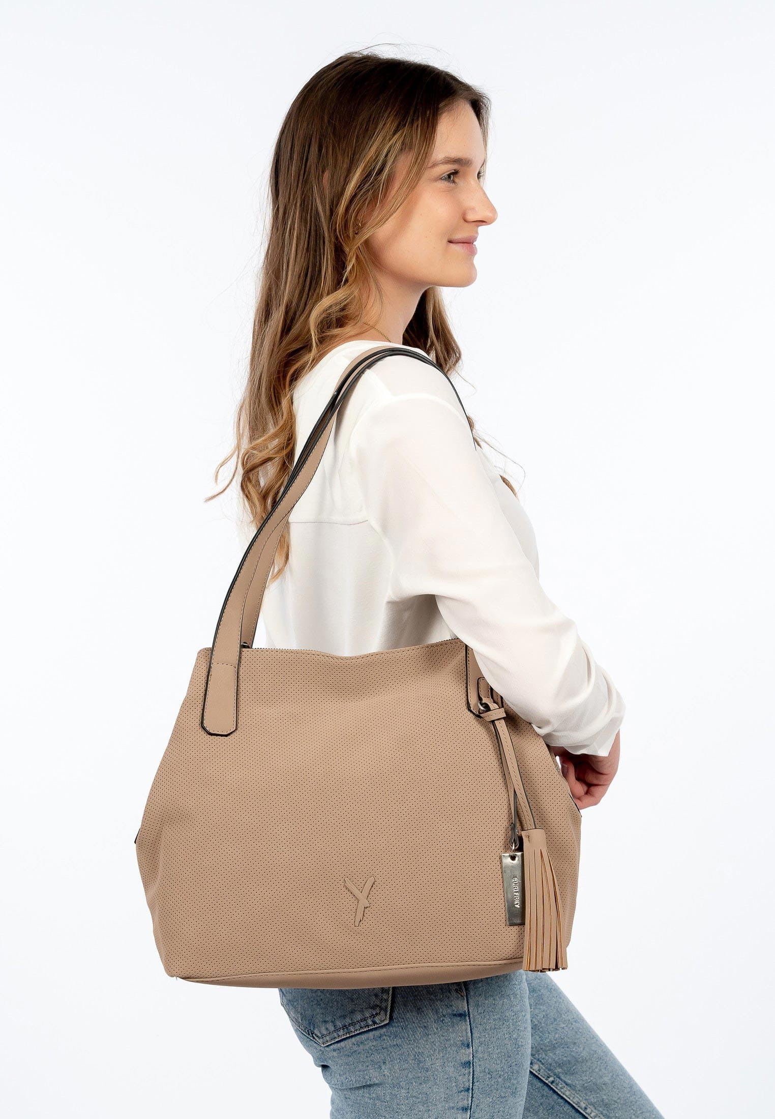 Suri Frey Cityshopper Medium 12409-420 Sand One Size Shopper 3