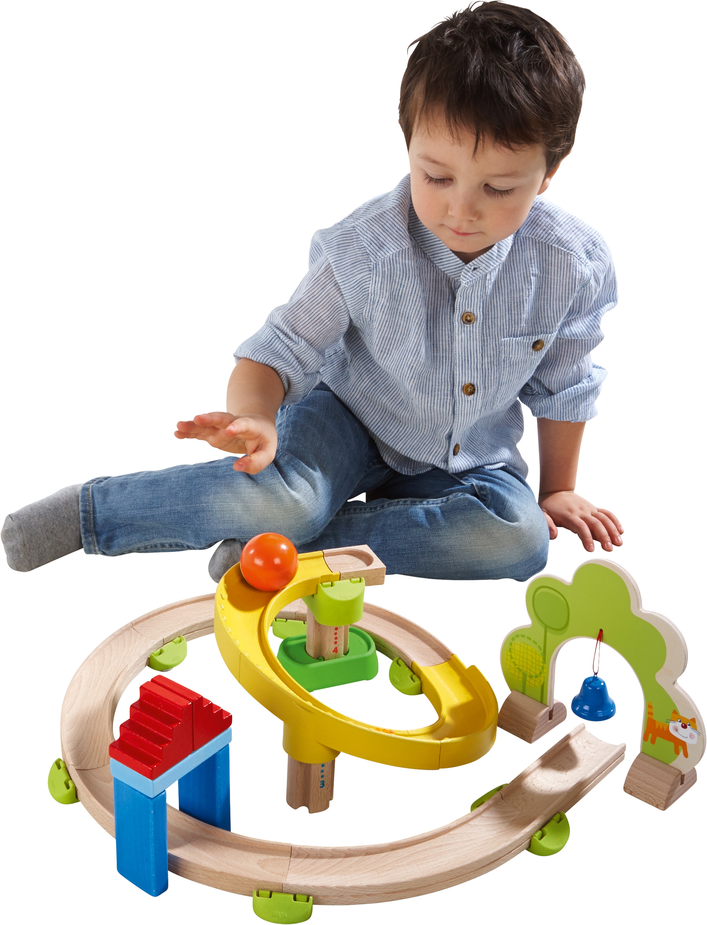 Haba Kugelbahn-Bausatz »Kullerbü - Kringelbahn«, Made in Germany