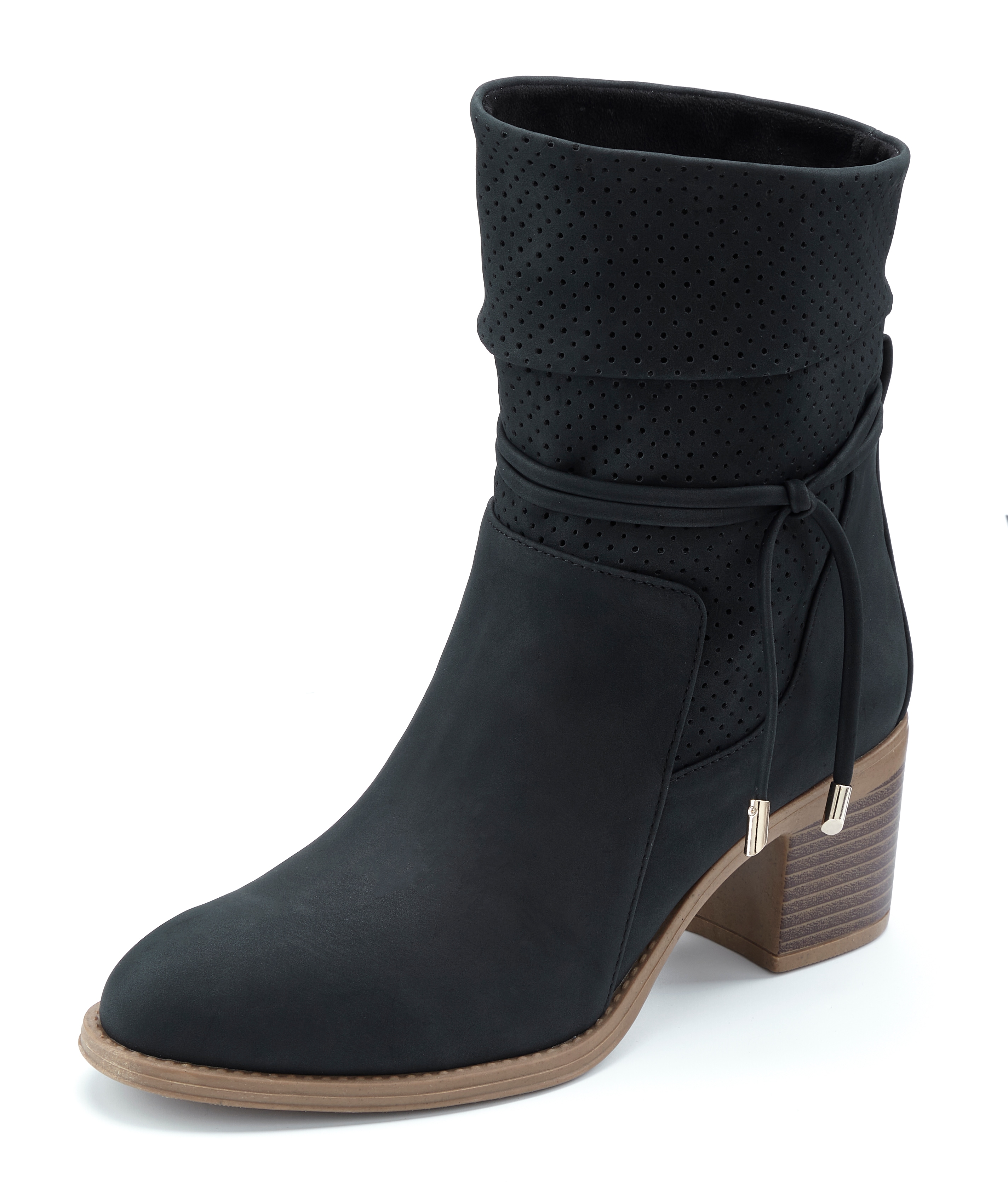 LASCANA Stiefelette mit komfortablem Blockabsatz