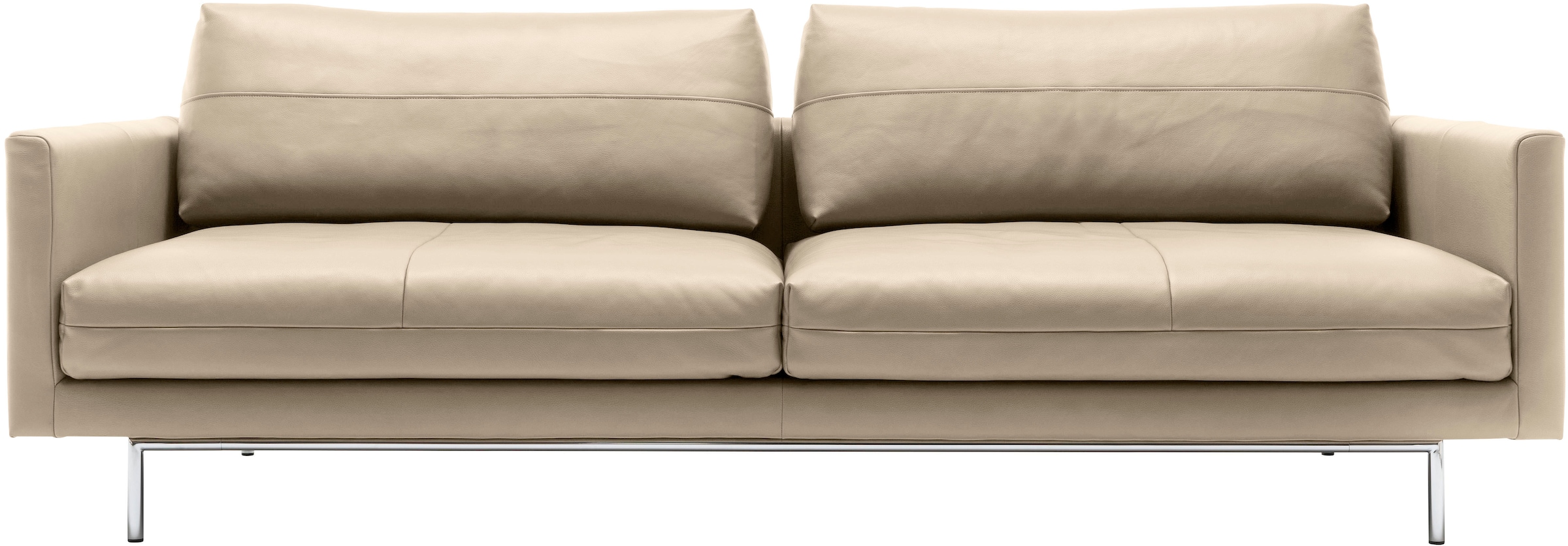 3,5-Sitzer »CR.414, Designsofa, edles Sofa, Loungesofa, Ledersofa, klares Design«, aus...