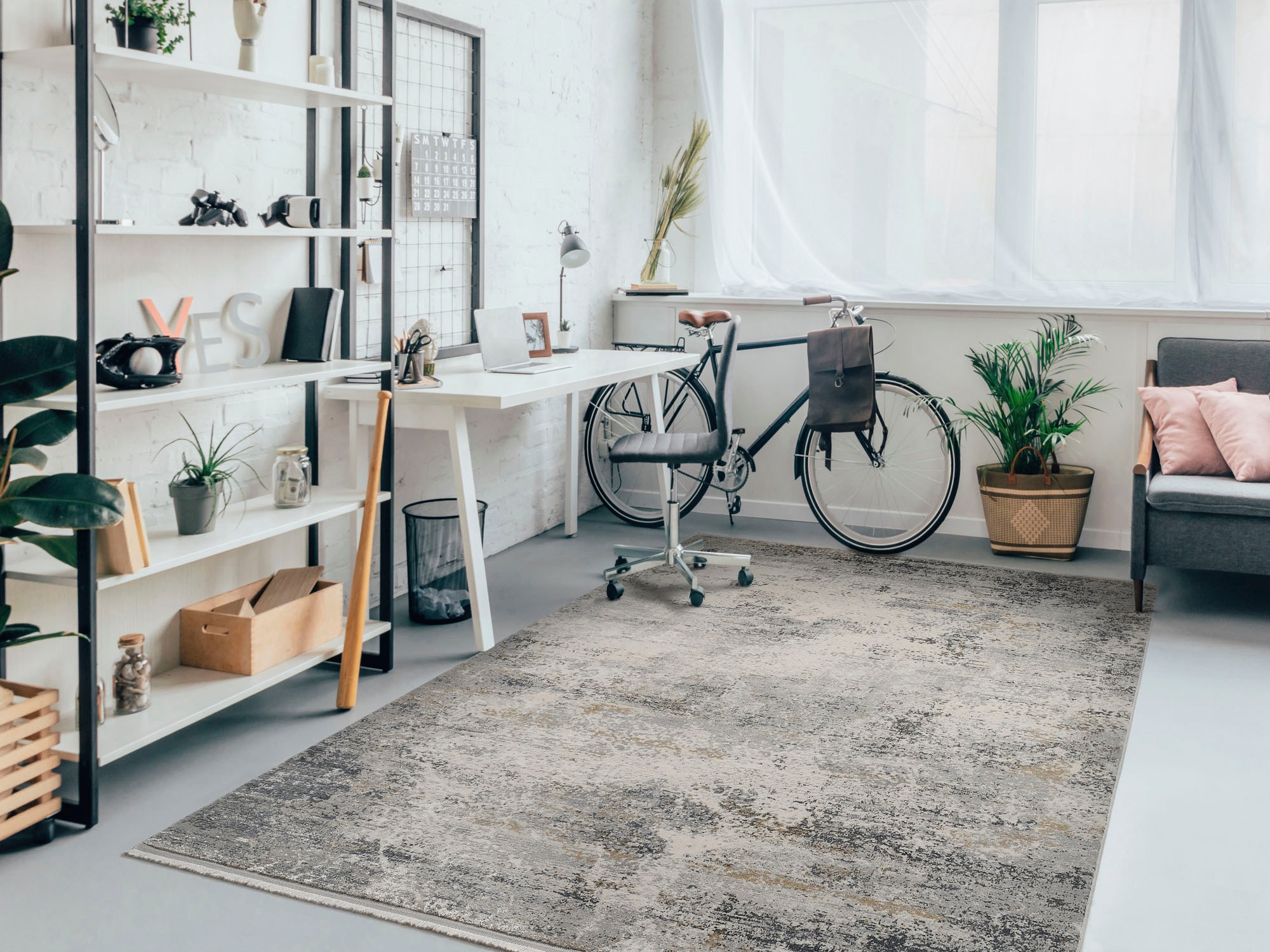 OCI DIE TEPPICHMARKE Teppich »ELEMENTS VITA«, rechteckig, 8 mm Höhe