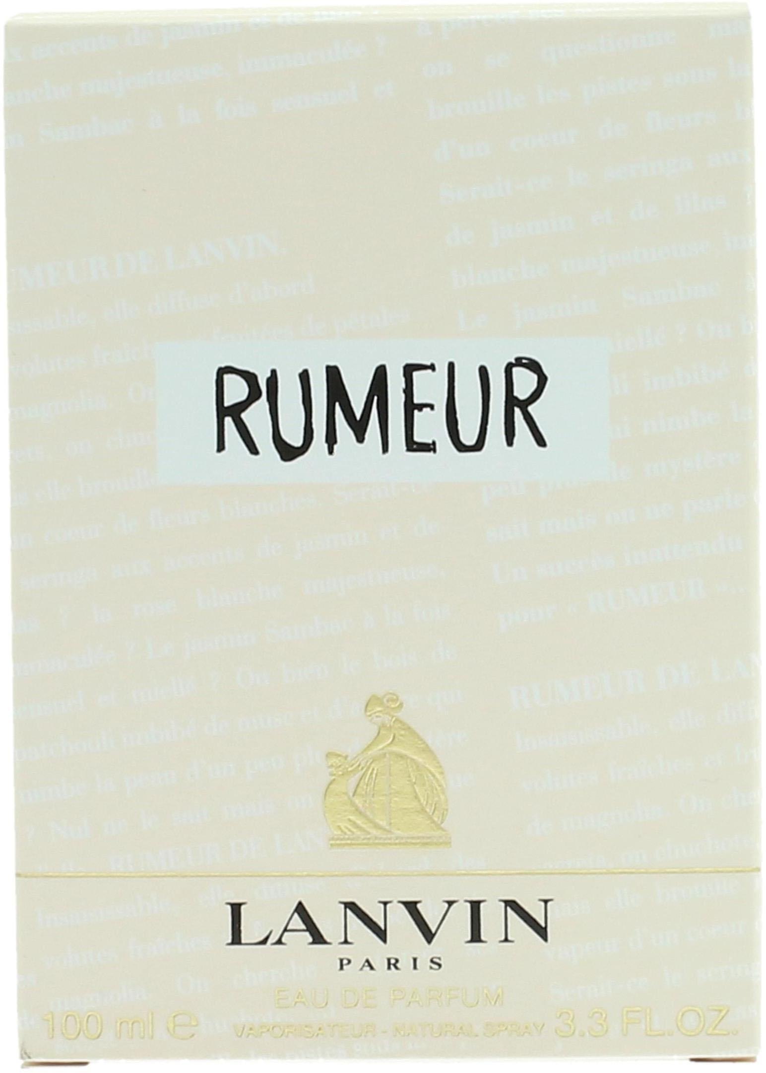 LANVIN Eau de Parfum »Rumeur«, Blumig-holziger Damenduft mit Magnolie, Flieder, Jasmin und Patchouli.