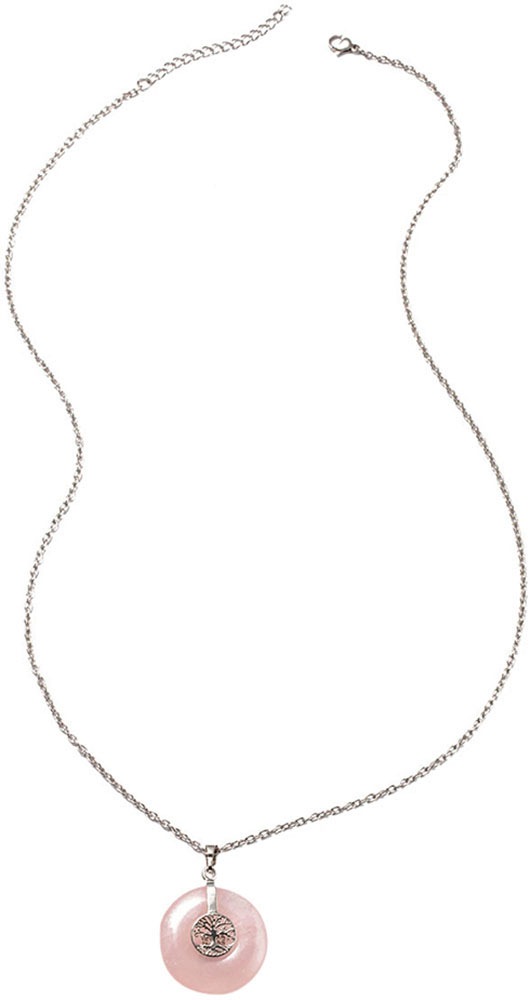 Firetti Kette mit Anhänger »Schmuck Geschenk Halsschmuck Halskette Ankerkette Lebensbaum Edelstein«, Made in Germany - mit Edelstein