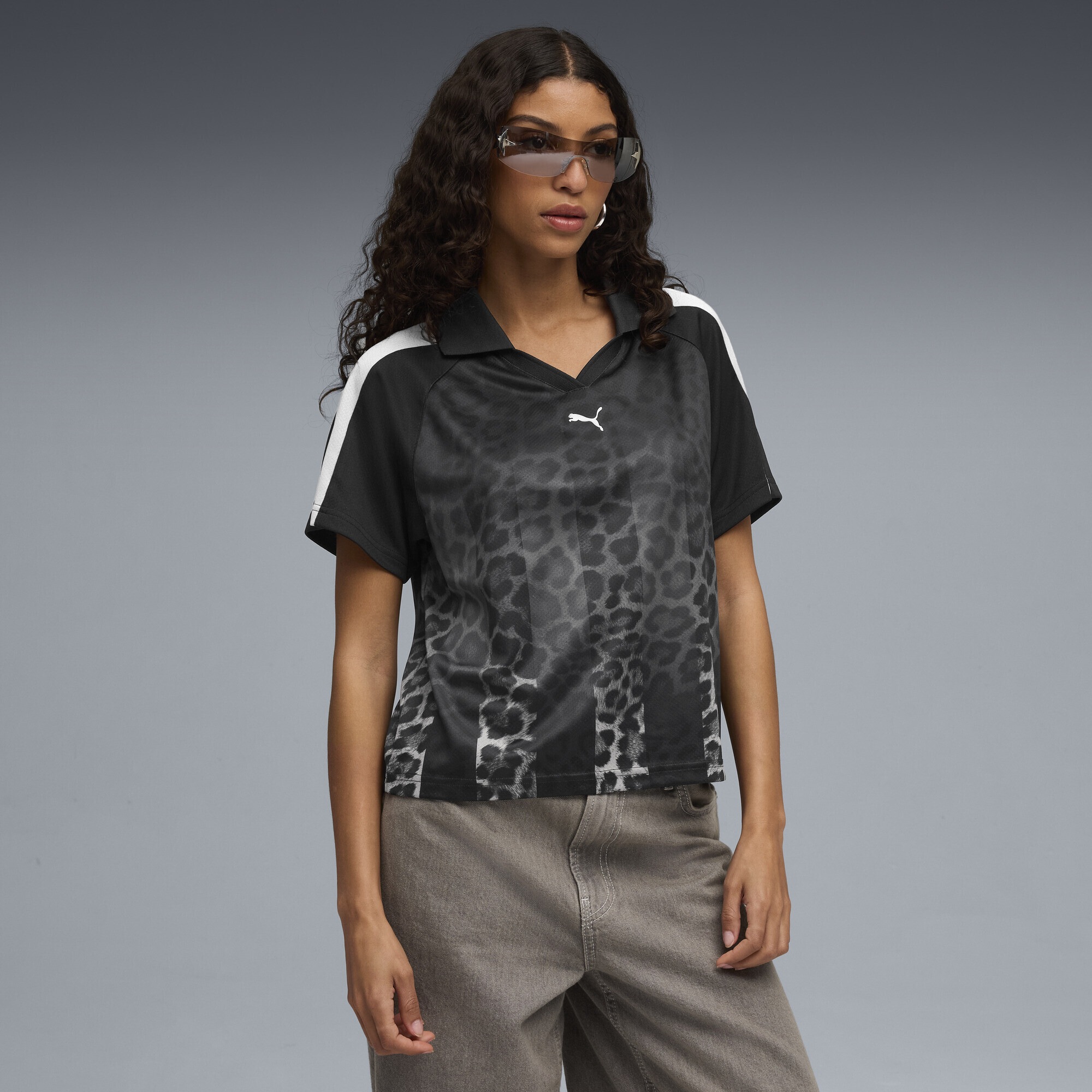 PUMA "T7 Leo Luxe Relaxed Fußballtrikot Damen" günstig online kaufen