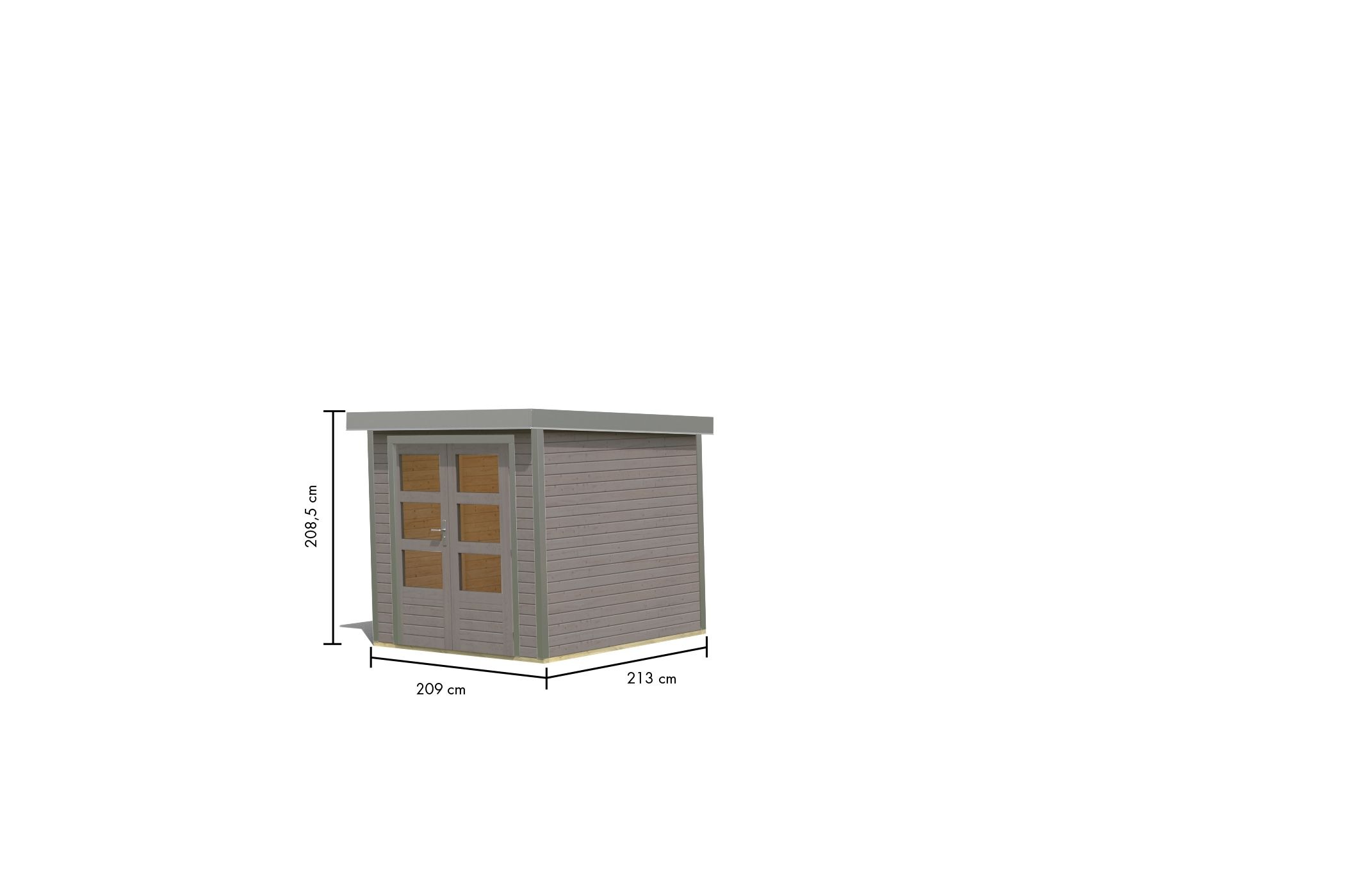 Karibu Gartenhaus »Jupiter 2 D«