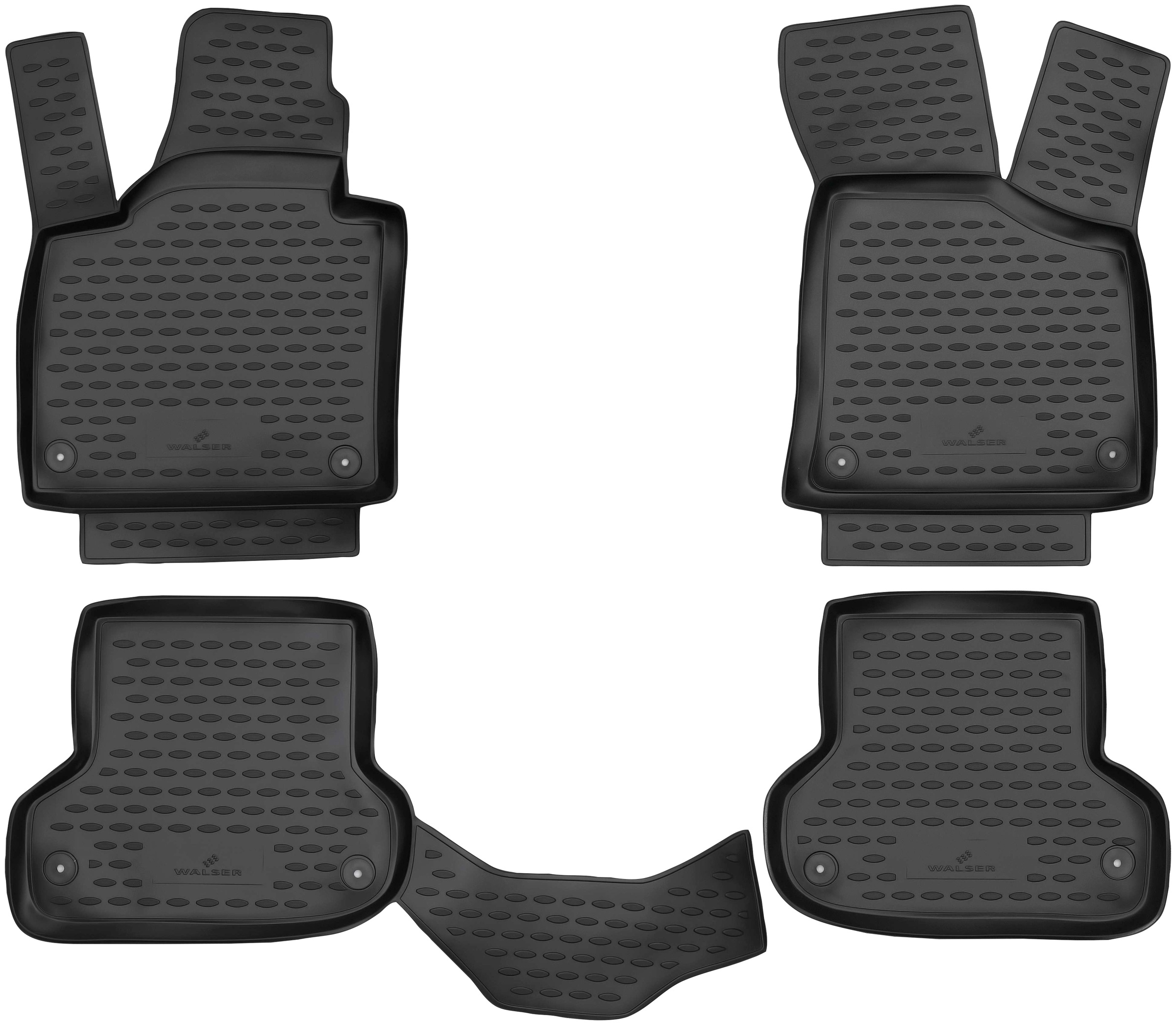 WALSER Passform-Fußmatten »XTR«, Audi, A3, Schrägheck, (4 St., 2  Vordermatten, 2 Rückmatten), z.B. für Audi A3 (8P), A3 Sportback ab  Facelift 2008-12/2015 online bestellen | BAUR