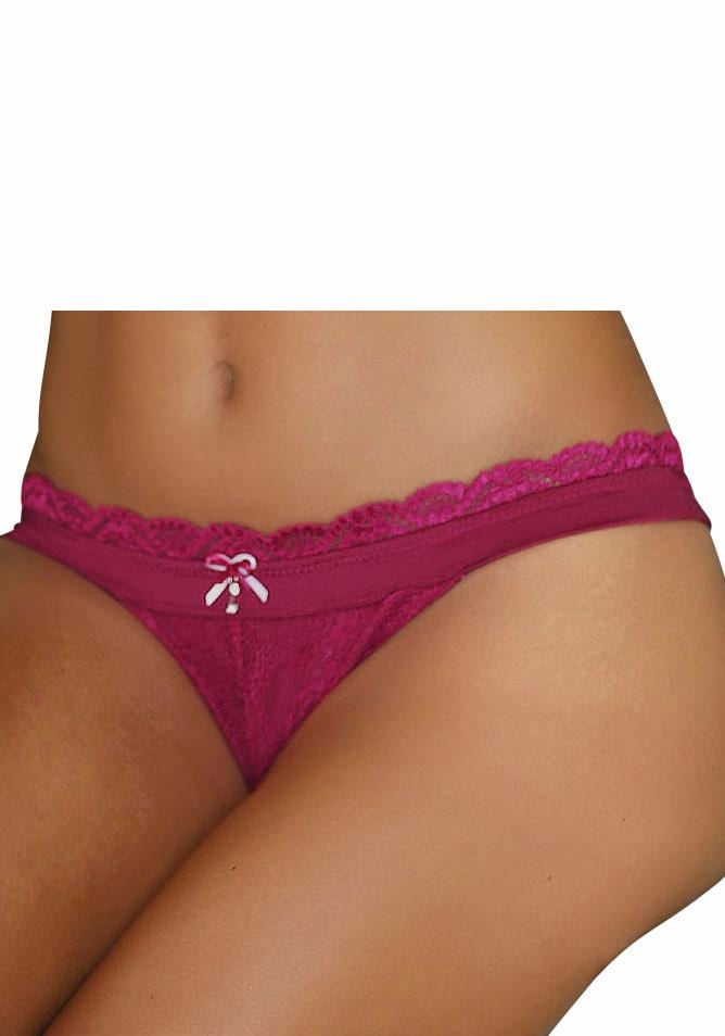 LASCANA String "aus Spitze, als Dessous-Set kombinierbar" sexy Unterwäsche, sexy Dessous, Reizwäsche Damen