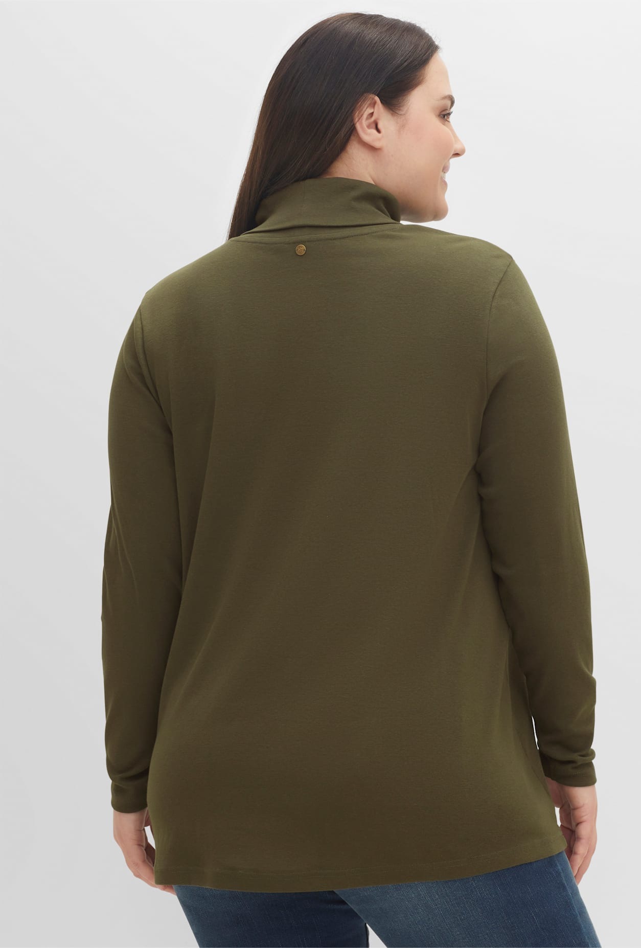 Thumbnail - Sheego Langarmshirt "Rollkragen-Shirt", (1 tlg.)