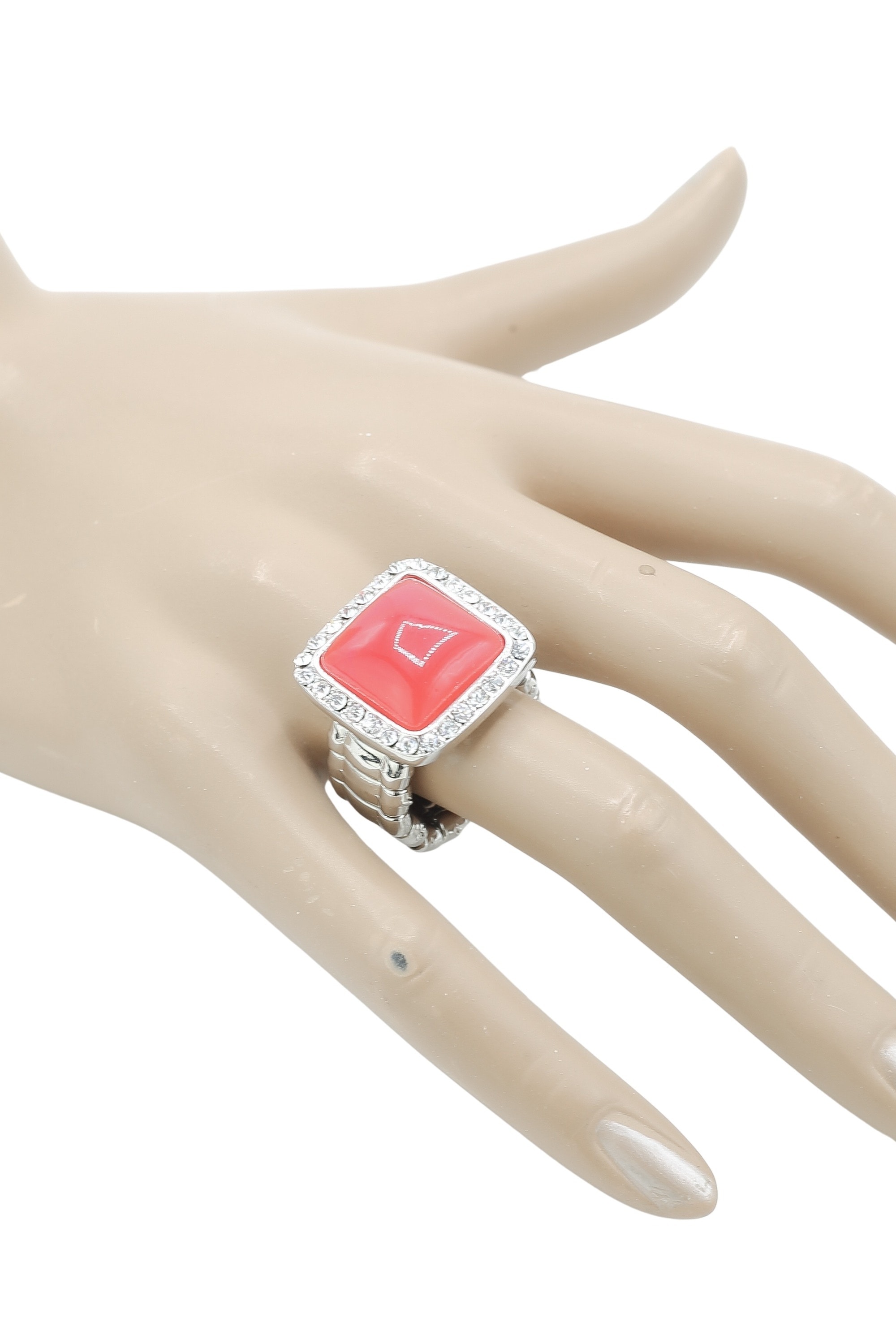 COLLEZIONE ALESSANDRO Fingerring »Bling Red«