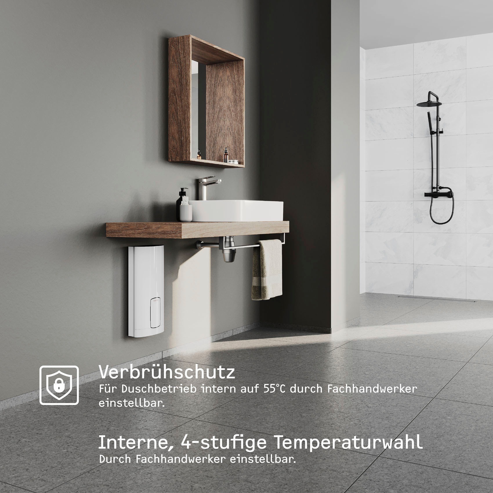 Stiebel Eltron HDB-E 18/21/24 Chauffe-eau instantané Trend confort 204209 18/21/24 kW, à commande électronique 6