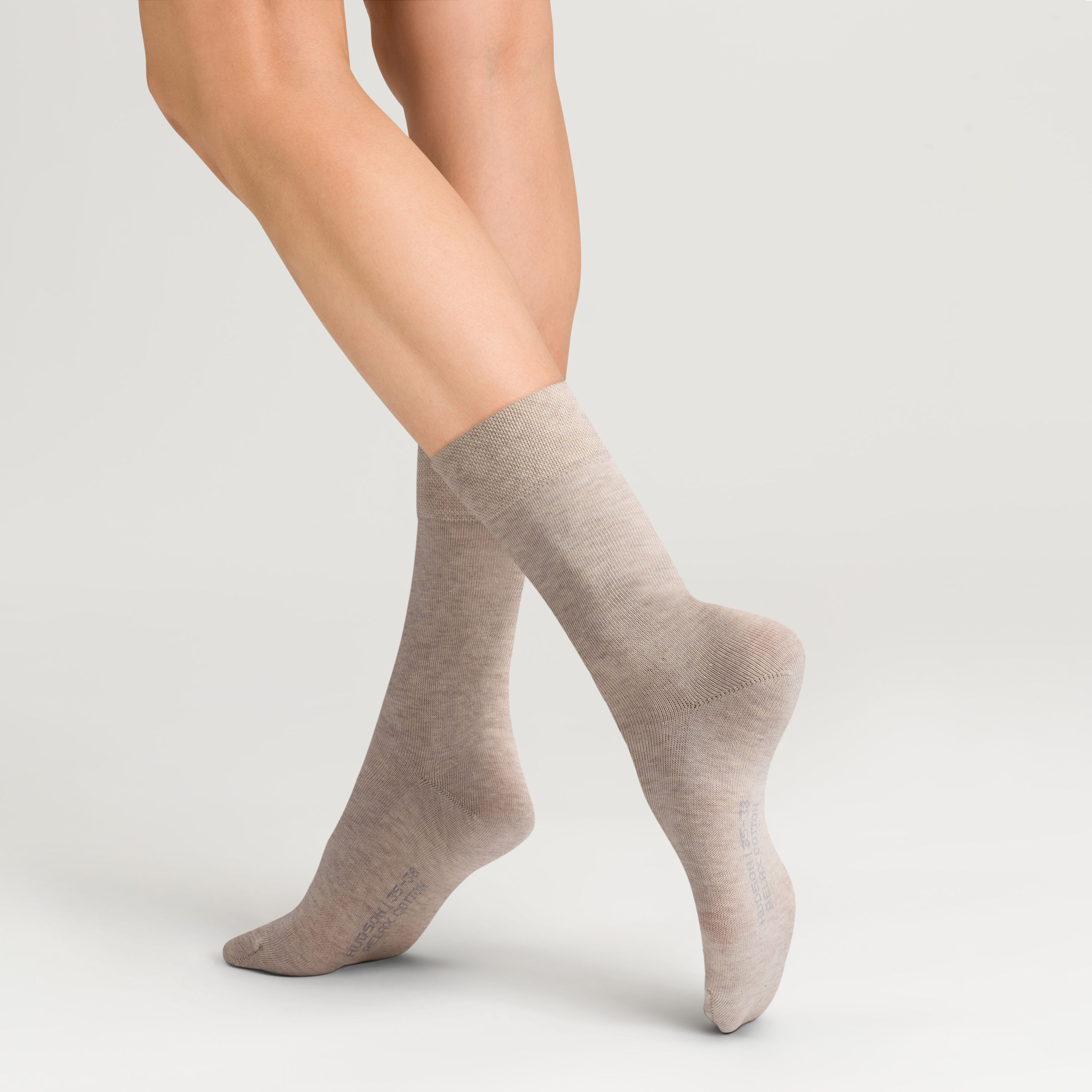 Hudson Socken "RELAX COTTON" druckfreier Relax-Komfortbund
