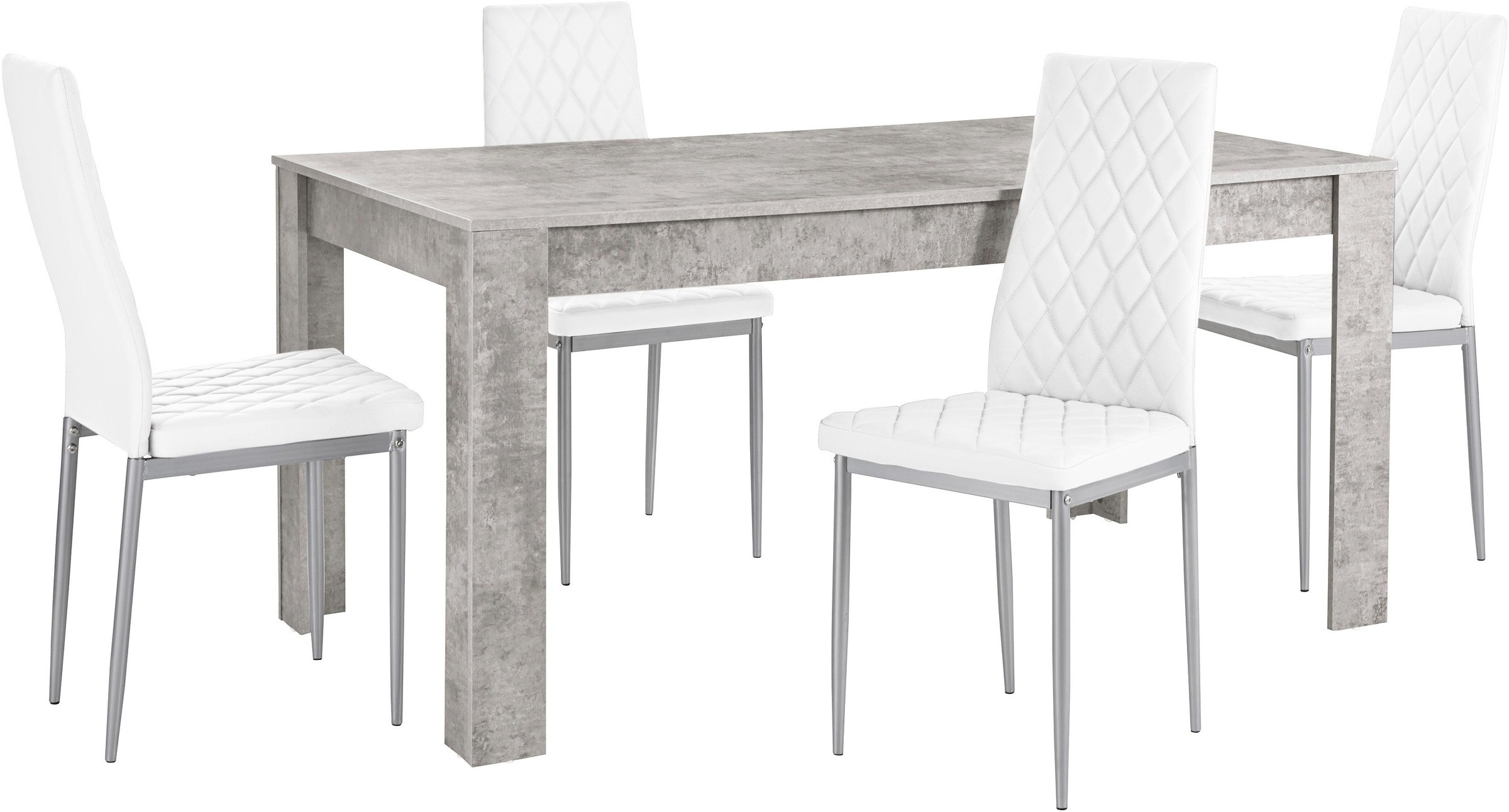 INOSIGN Essgruppe "Lynn160/Brooke" Set, 5 Stk. tlg. Tisch mit 4 Stühlen günstig online kaufen