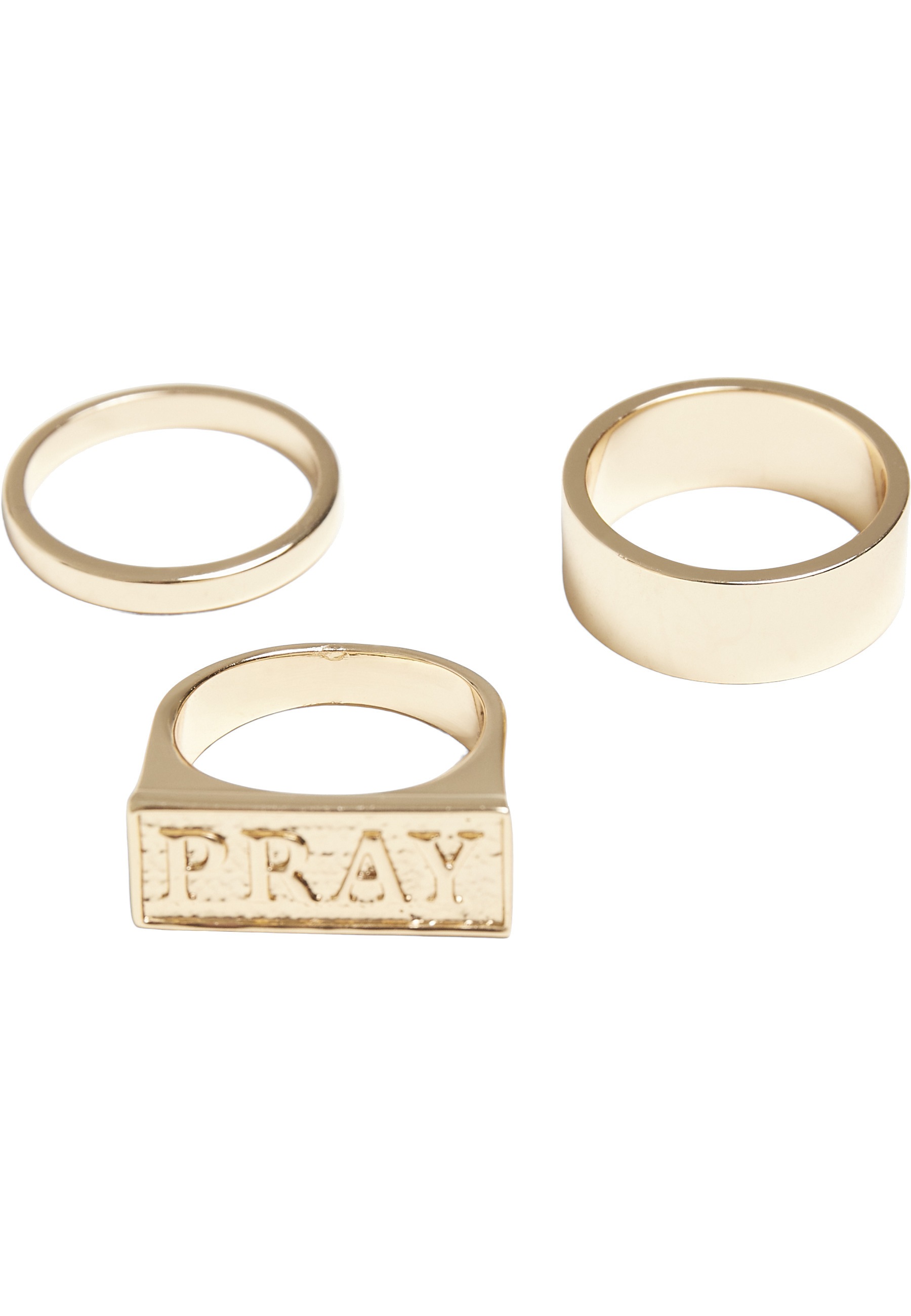 MisterTee Ring-Set »MisterTee Unisex Pray Ring Set«