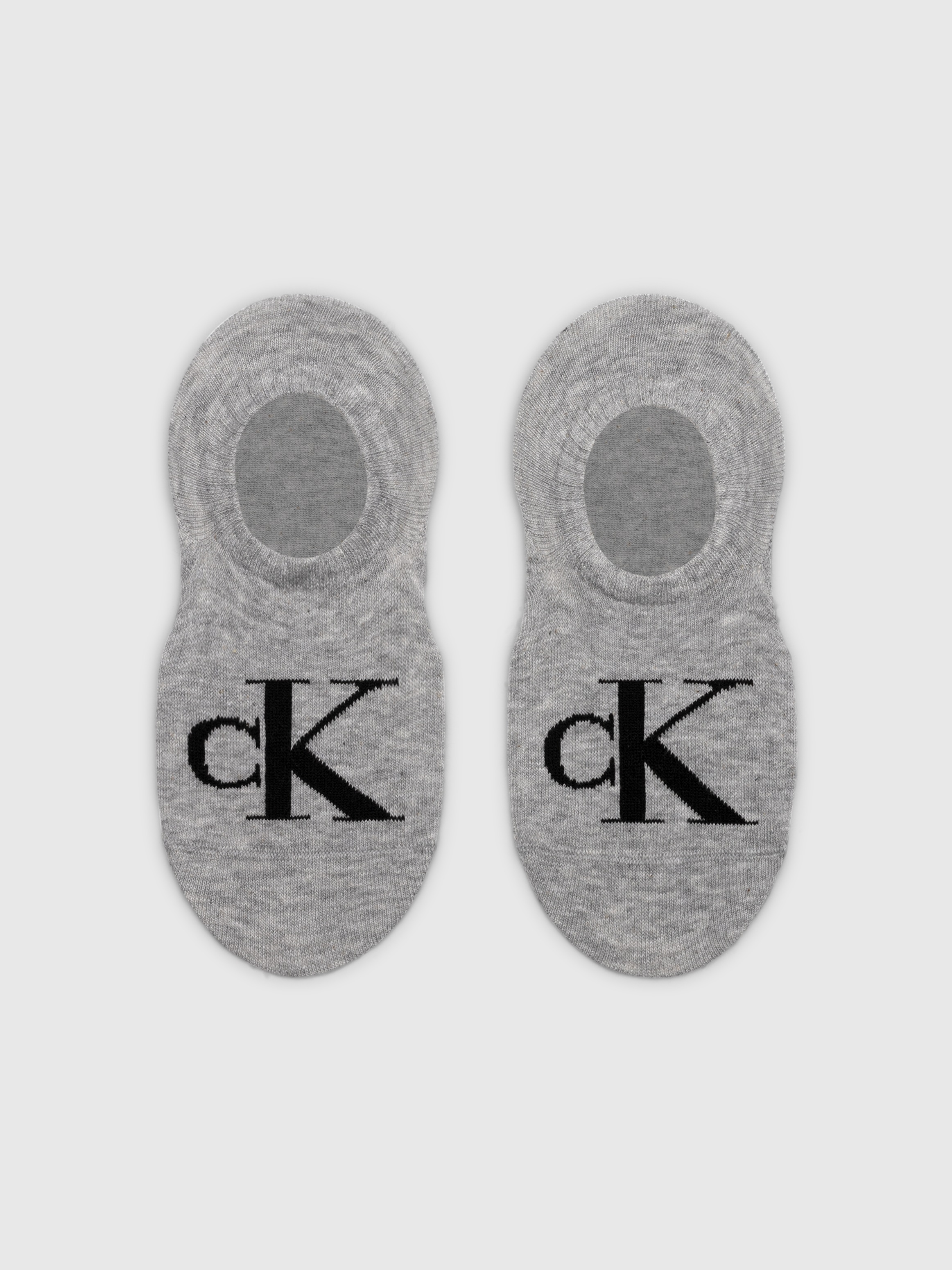 Calvin Klein Jeans Füßlinge "CKJ WOMEN FOOTIE HIGH CUT 2P MONOGRAM", (2 Paa günstig online kaufen