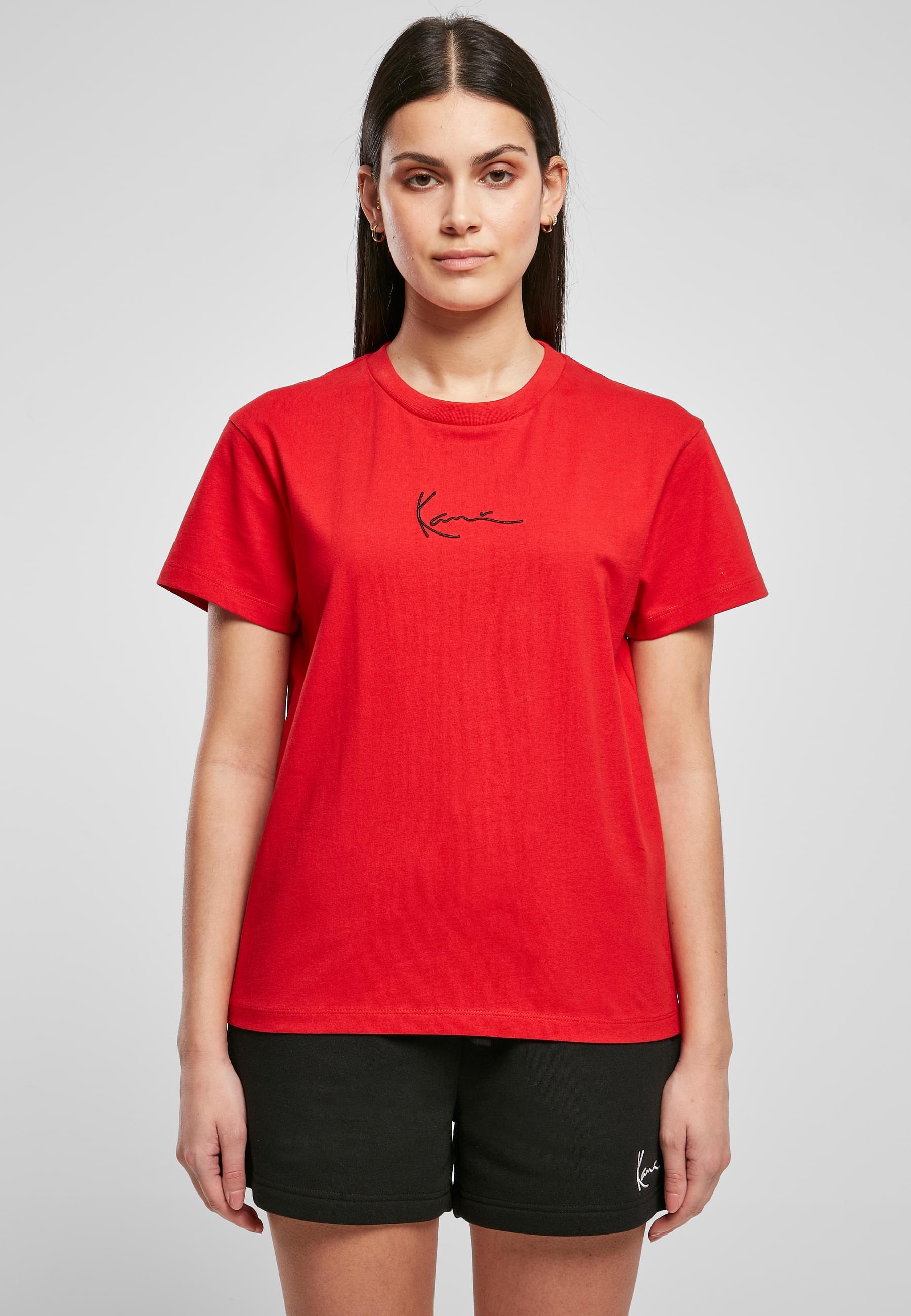 Karl Kani Kurzarmshirt »Karl Kani Damen ESSKKW-T02RED Small Signature Tee«, (1 tlg.)