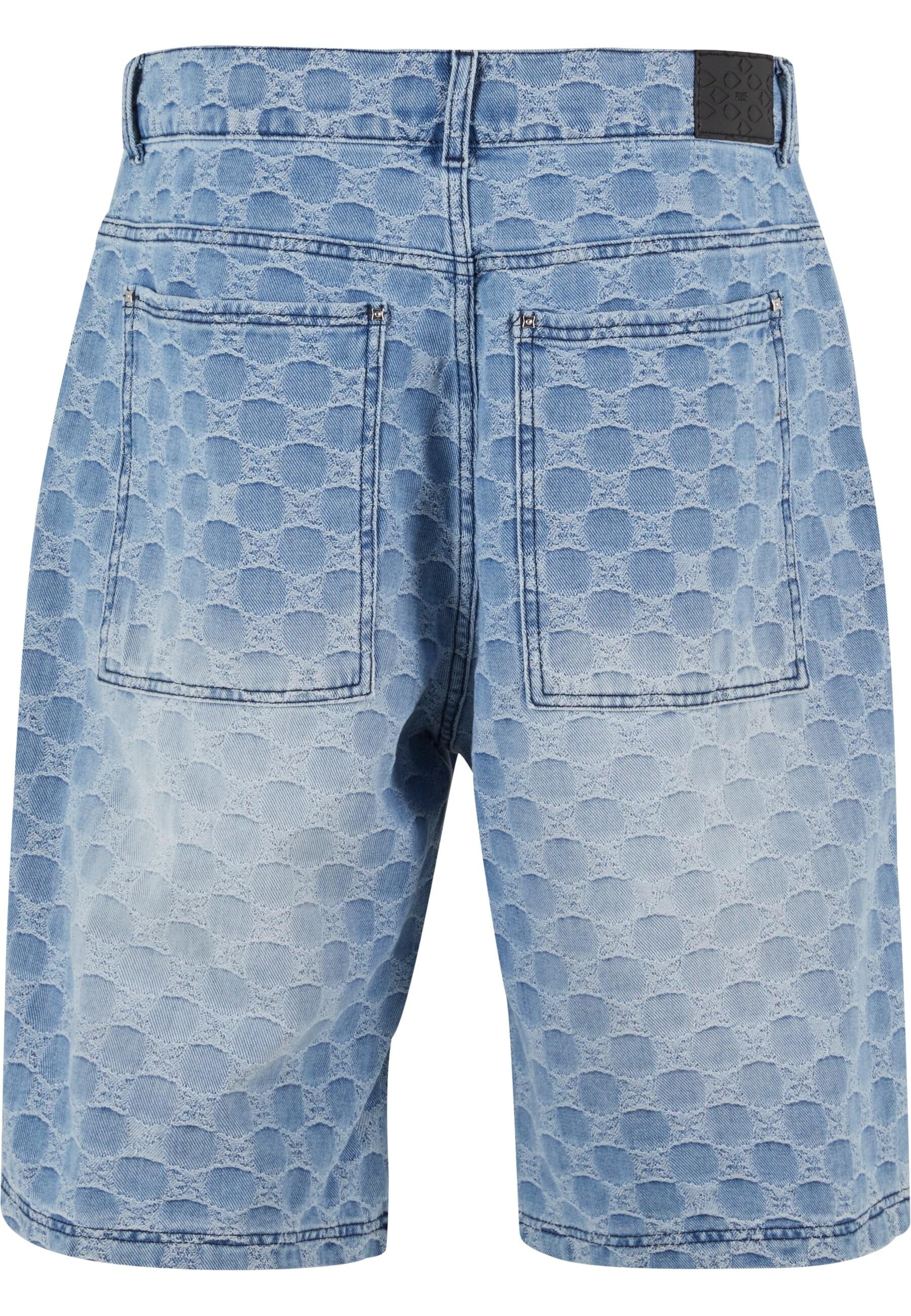 PEQUS Cargoshorts »PEQUS PEQUS Aether Monogram Denim Jorts«, (1 tlg.)