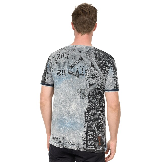 Rusty Neal T-Shirt »Rusty Neal T-Shirt«, mit coolem Allover-Print ▷ für |  BAUR