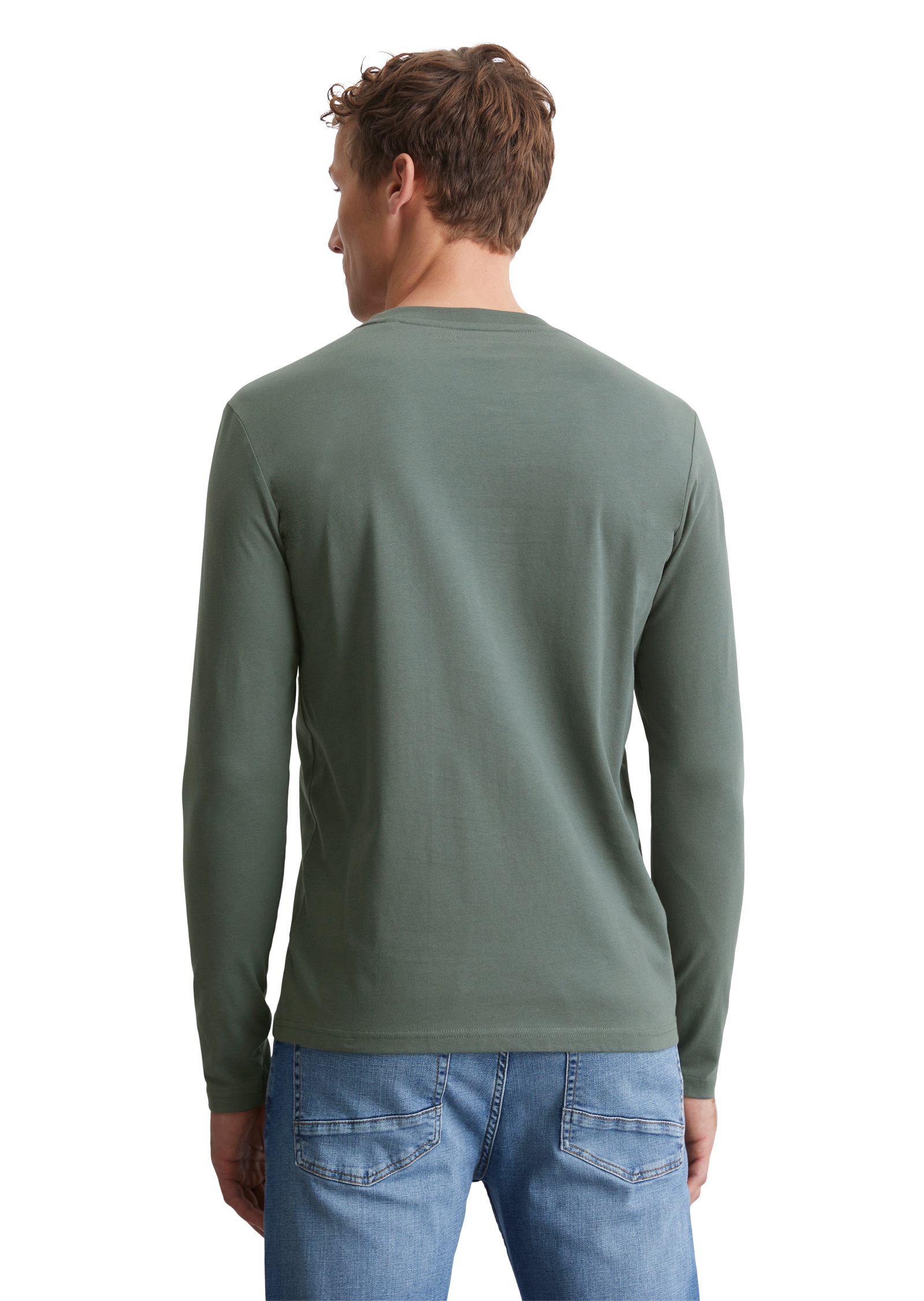 Marc O'Polo Langarmshirt »aus reiner Bio-Baumwolle«