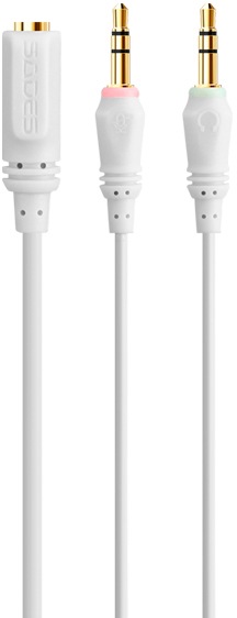 Sades Gaming-Headset »Snowwolf SA-722S« Mikrofon abnehmbar