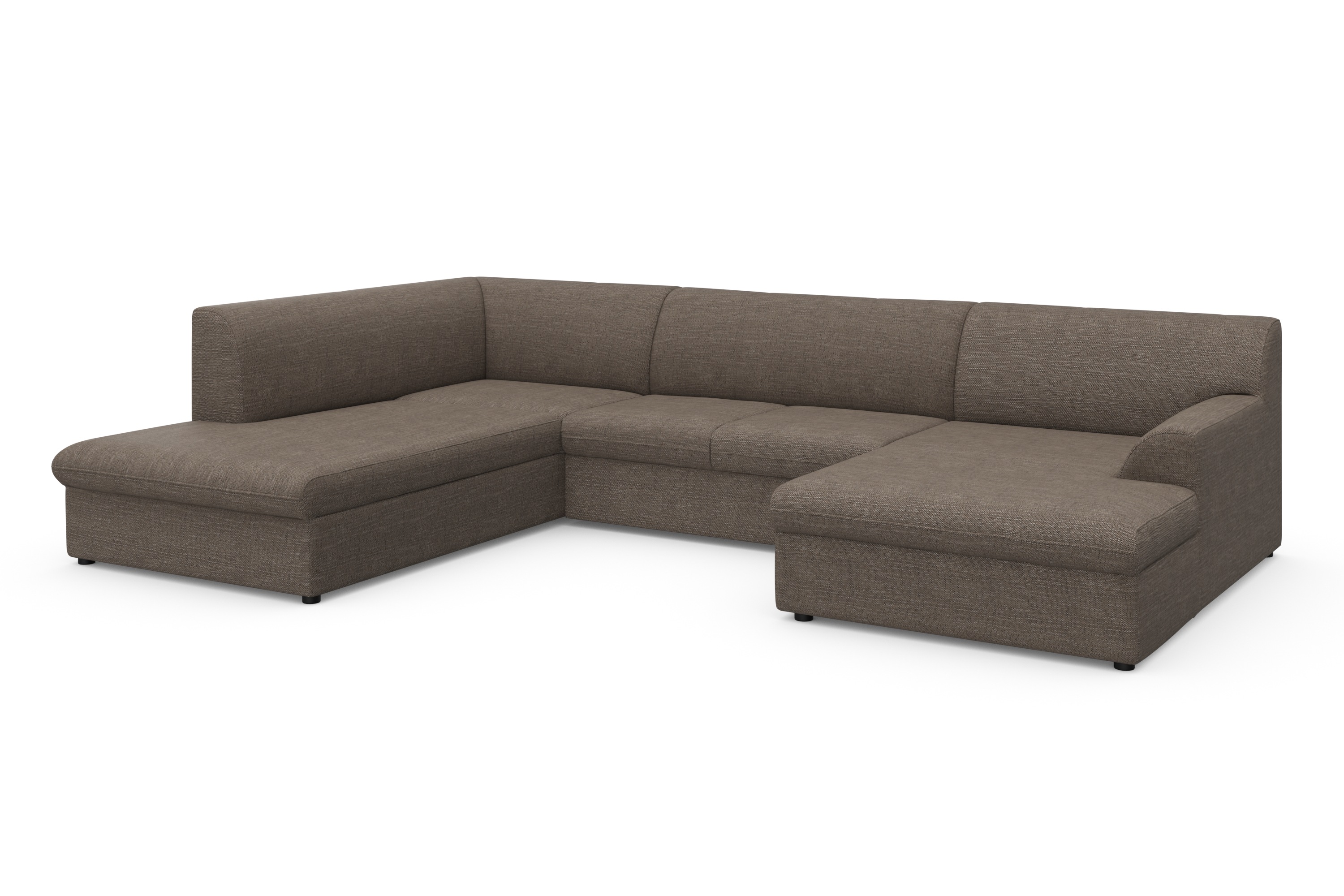 Thumbnail - DOMO collection Wohnlandschaft "Topper, elegant und zeitlos, komfortabel, U-Form", wahlweise mit Bettfunktion