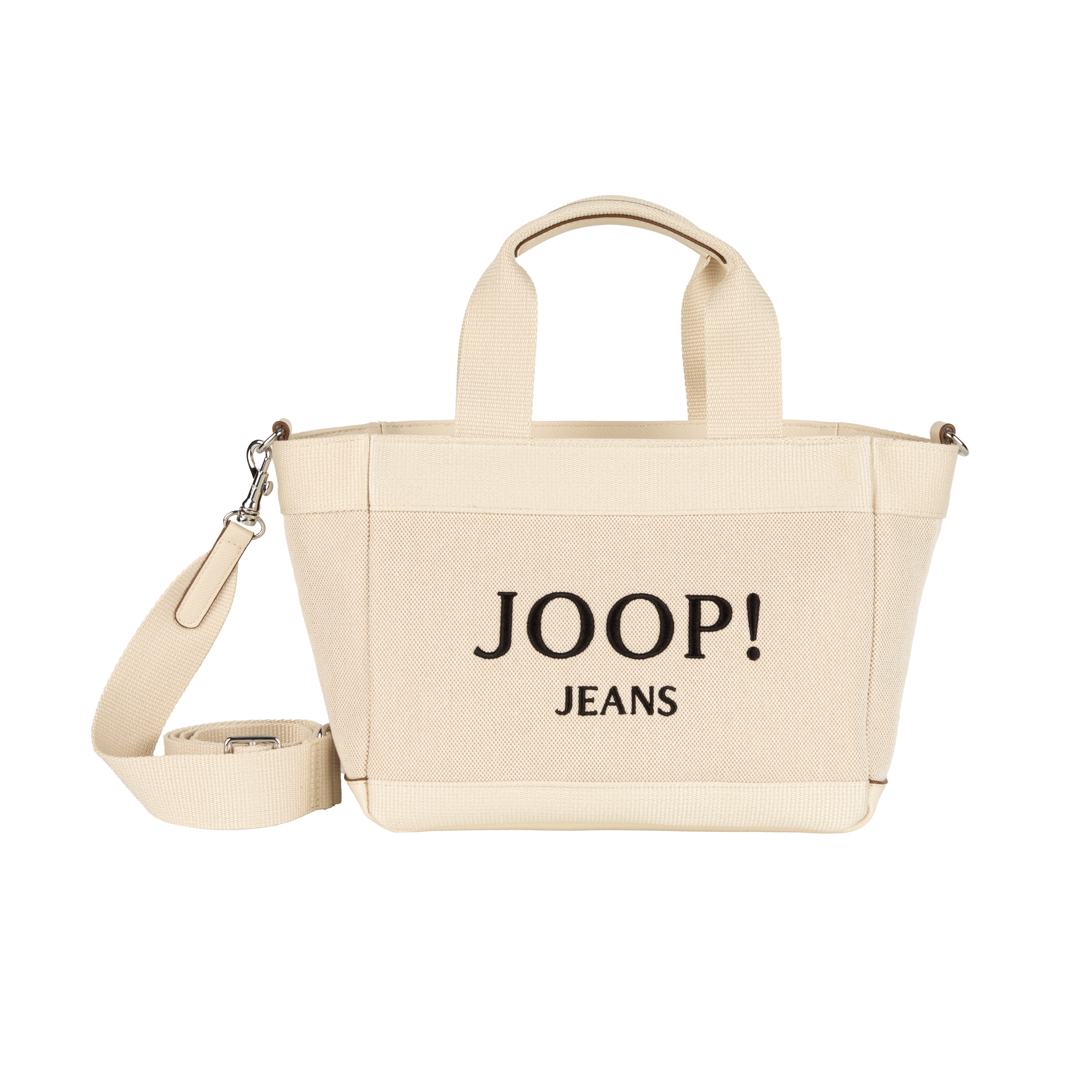 Joop Jeans Handtasche "calduccio tela yvette handbag shz" Damen Umhängetasche mit plakativem Logo