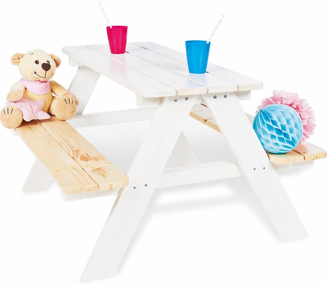 Pinolino® Kindersitzgruppe »Nicki für 4, weiß«, Made in Europe