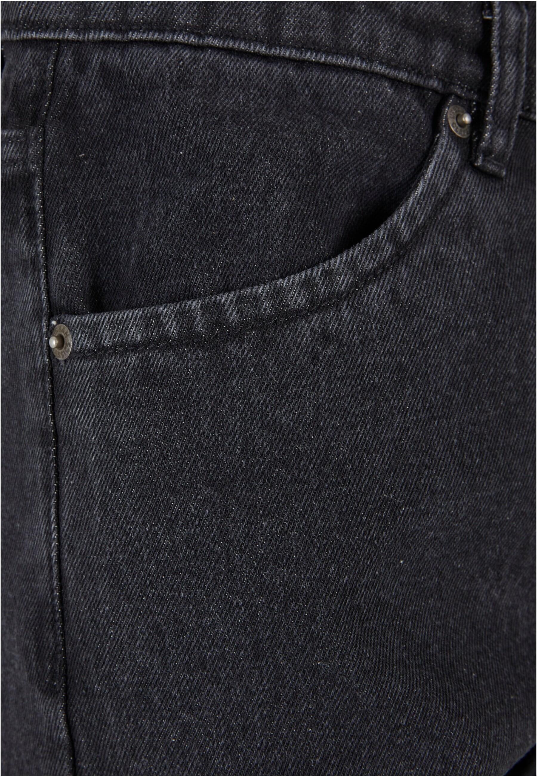 URBAN CLASSICS Bequeme Jeans »Urban Classics Damen Ladies Cropped Straight Leg Denim Pants«