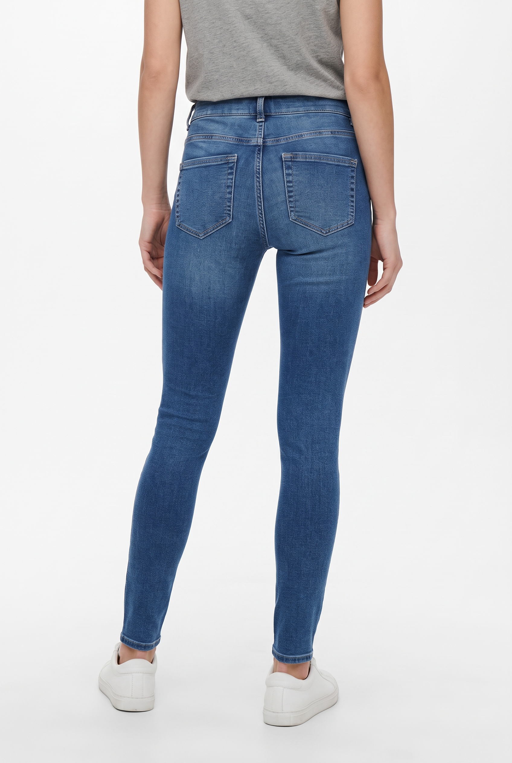 ONLY Skinny-fit-Jeans »ONLSIW MID WAIST JOGG SK DNM« Baumwollmischung, mid waist