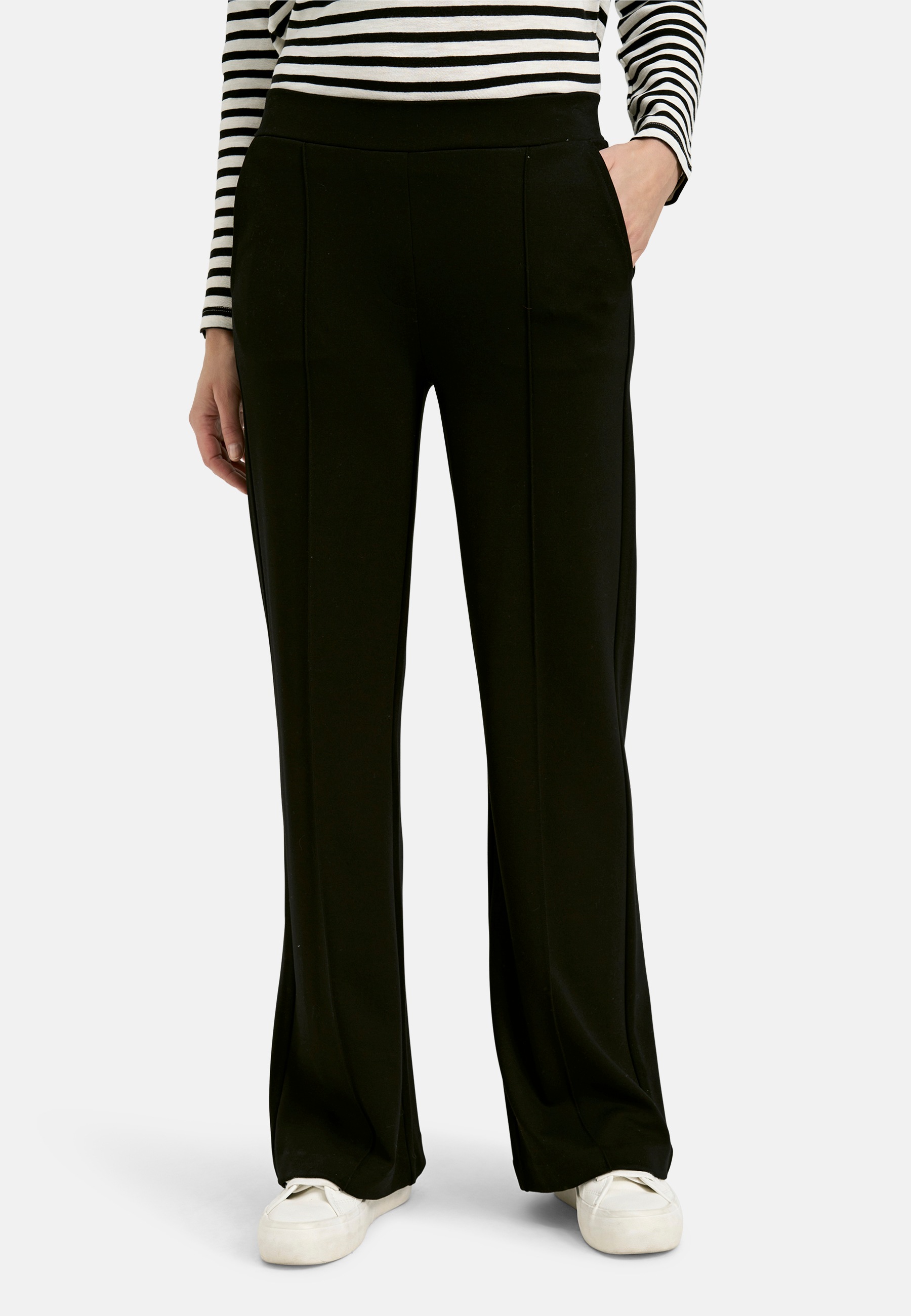 Smith & Soul Stoffhose mit abgesteppten Bügelfalten günstig online kaufen