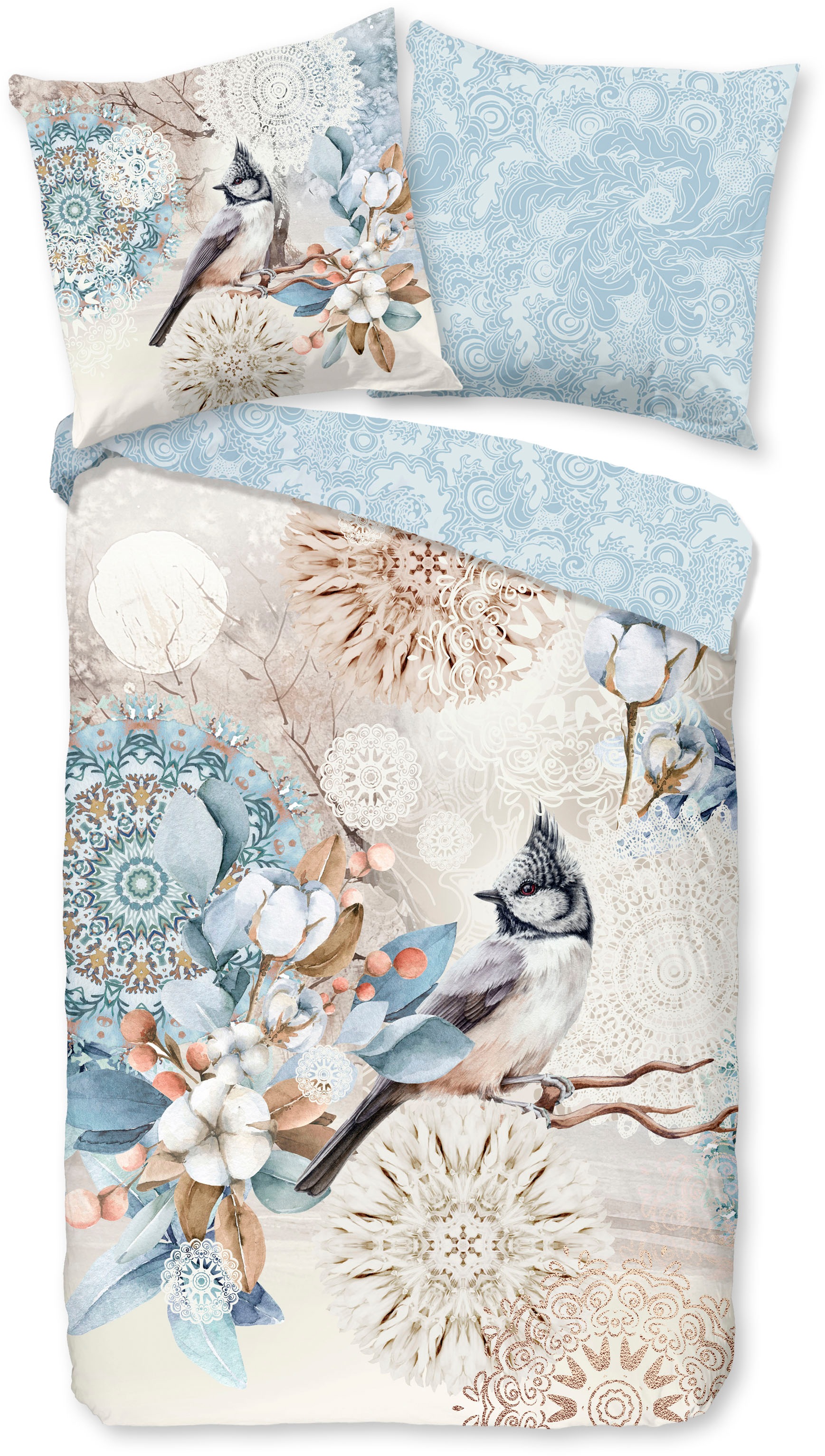 hip Wendebettwäsche "Frior" 2 Stk. tlg. Biber, 135x200, Warm, Weich, Wendeo günstig online kaufen