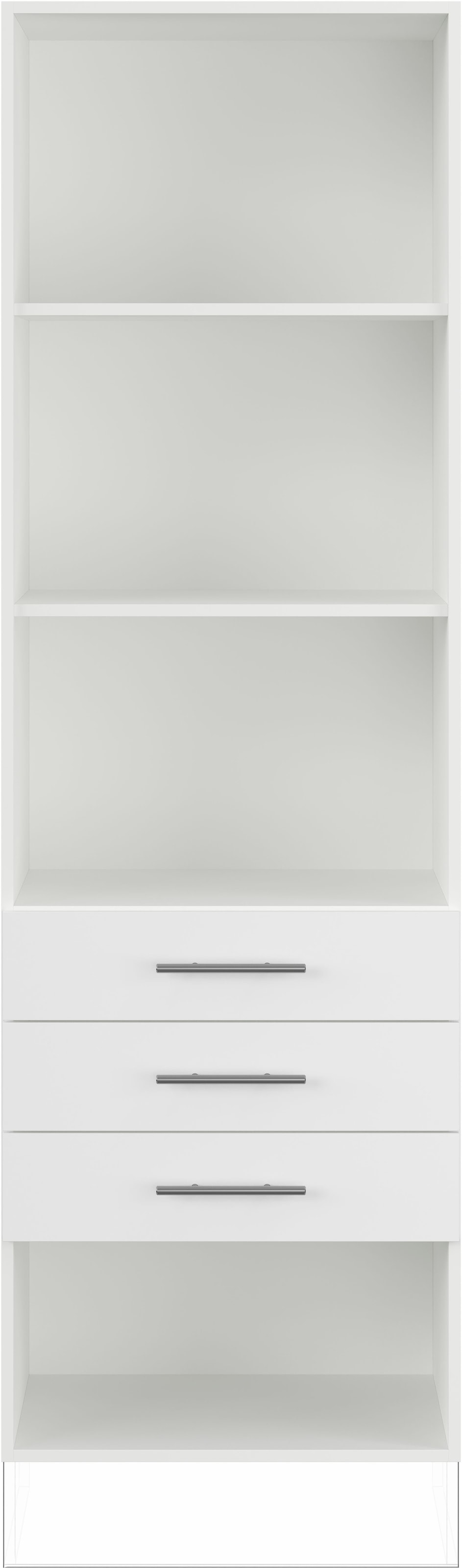 IMPULS KÜCHEN Seitenschrank »"Valencia", Breite/Höhe: 60/190,7 cm, mit Soft-Close«, vormontiert, mit Schubkästen, mit verstellbaren Fachböden